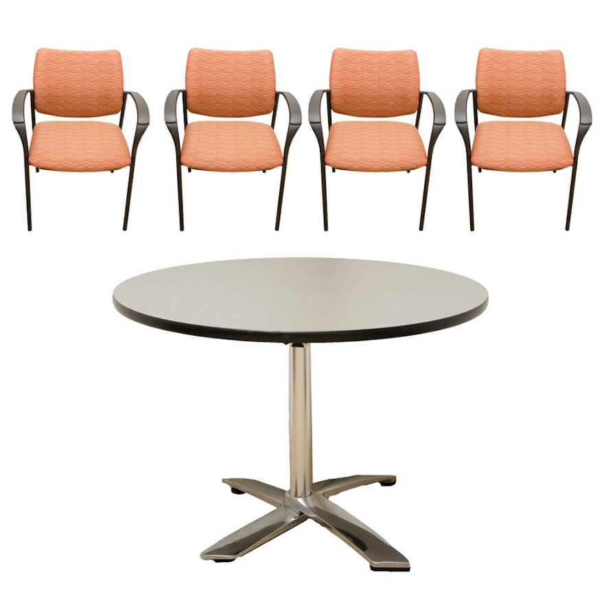 Contemporary Modern Office Table and Chairs