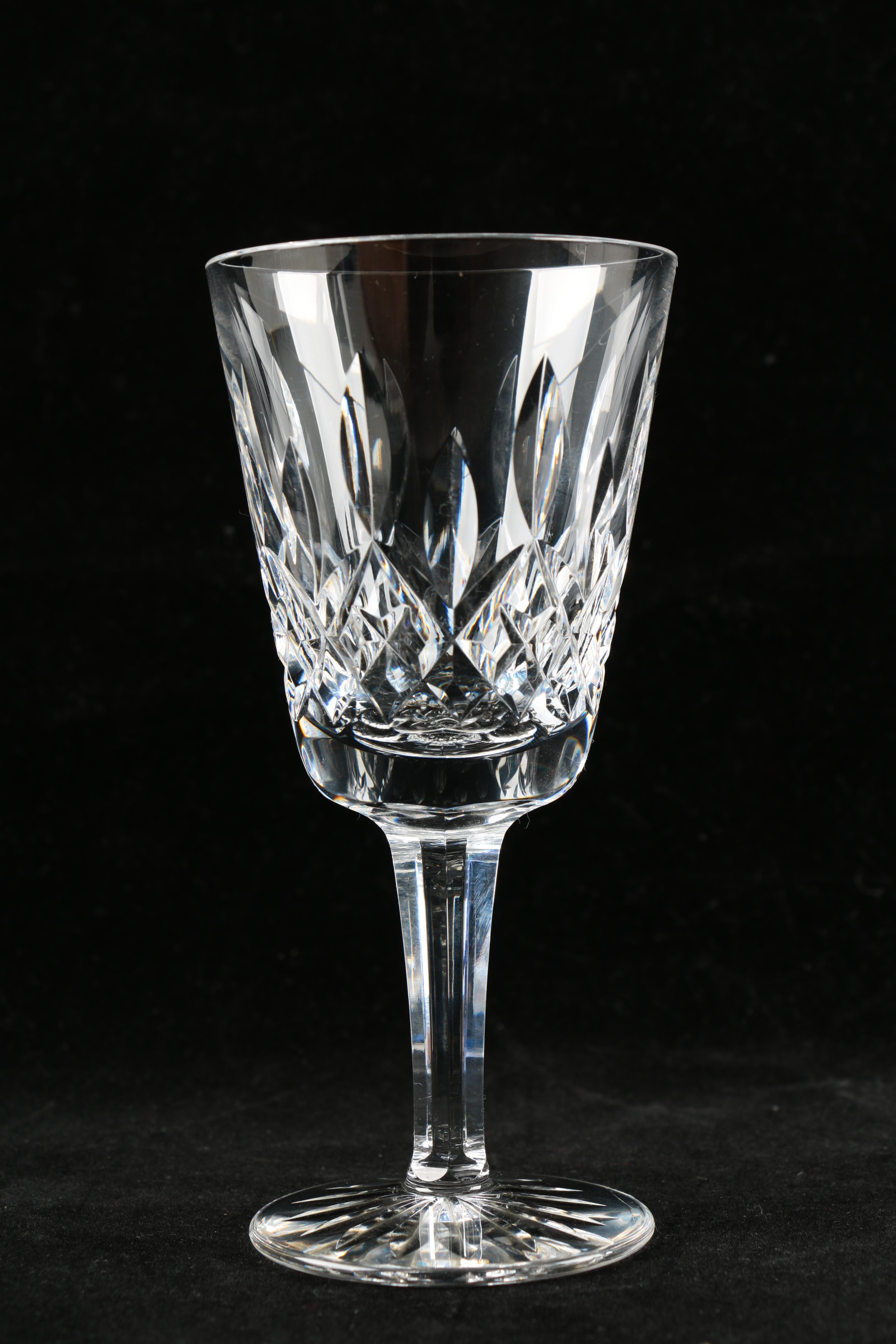 Waterford "Lismore" Crystal Goblets