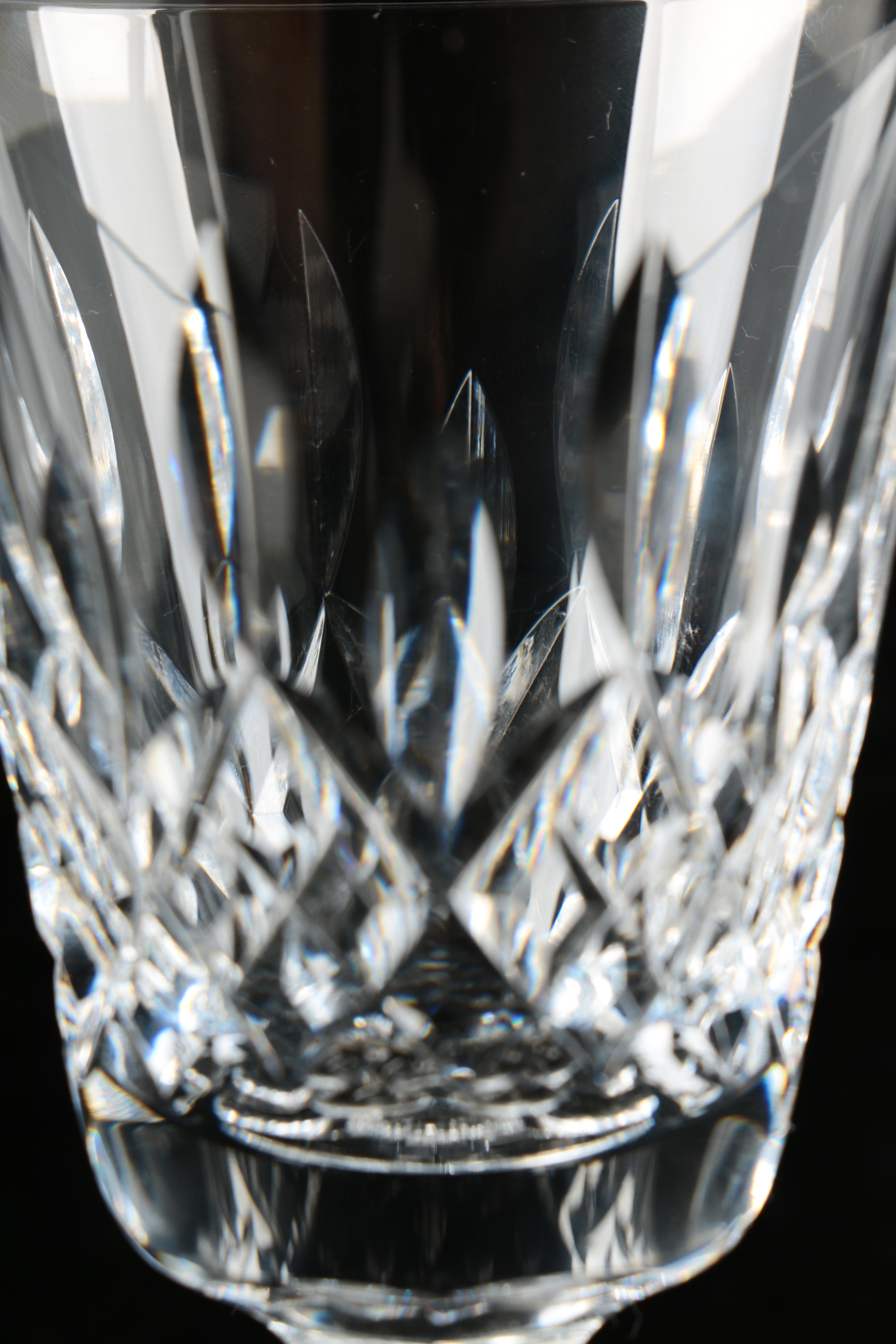 Waterford "Lismore" Crystal Goblets