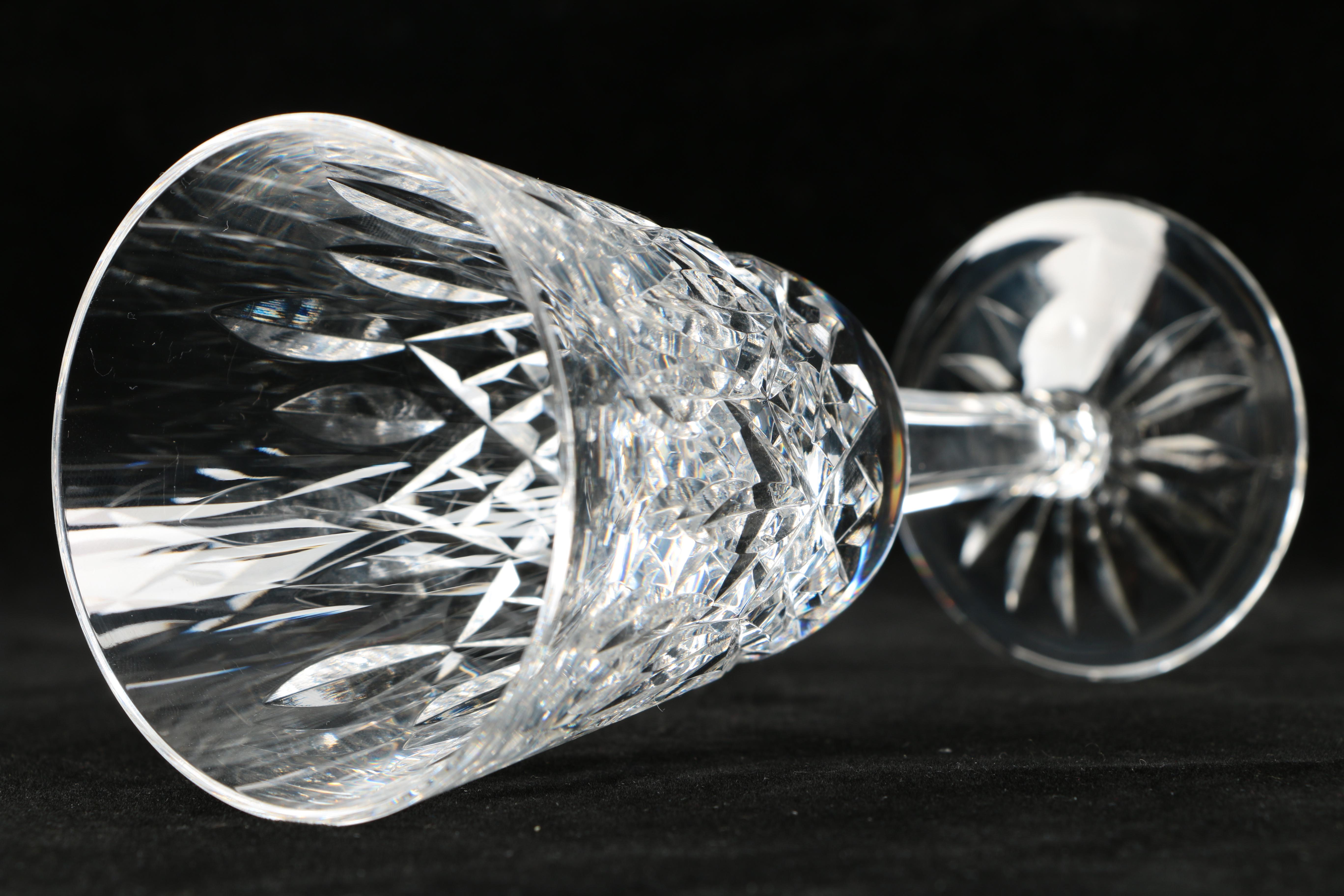 Waterford "Lismore" Crystal Goblets