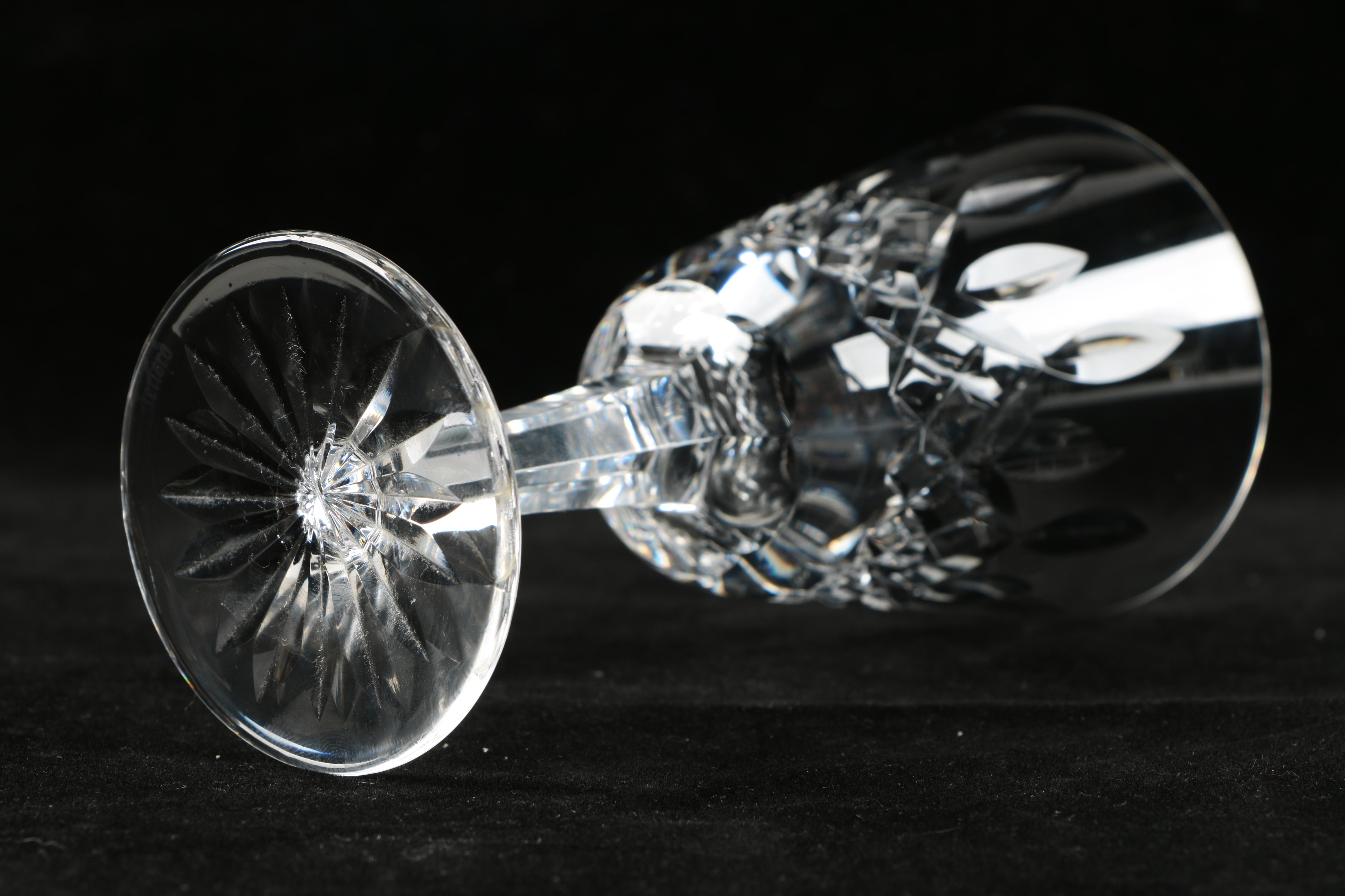 Waterford "Lismore" Crystal Goblets