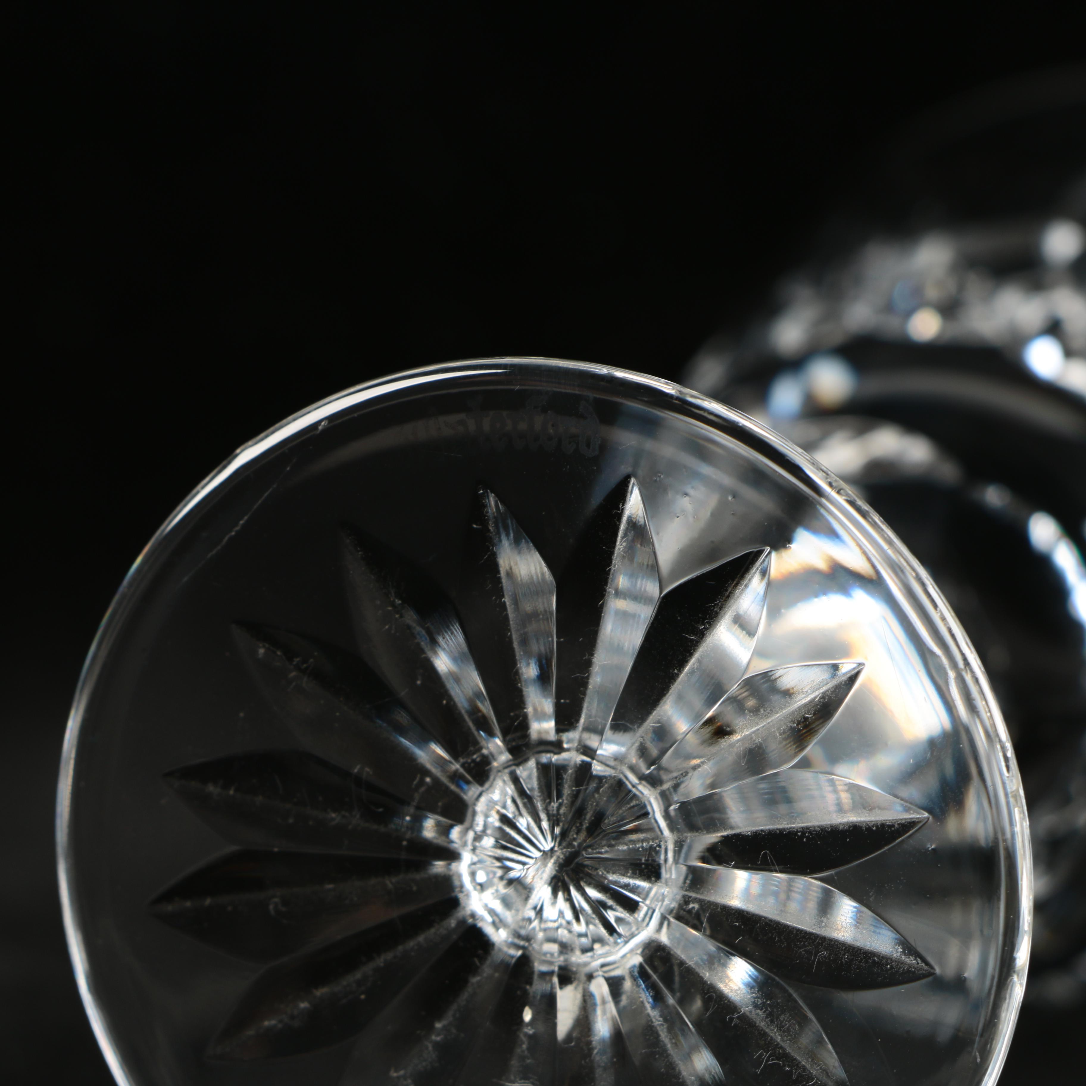 Waterford "Lismore" Crystal Goblets