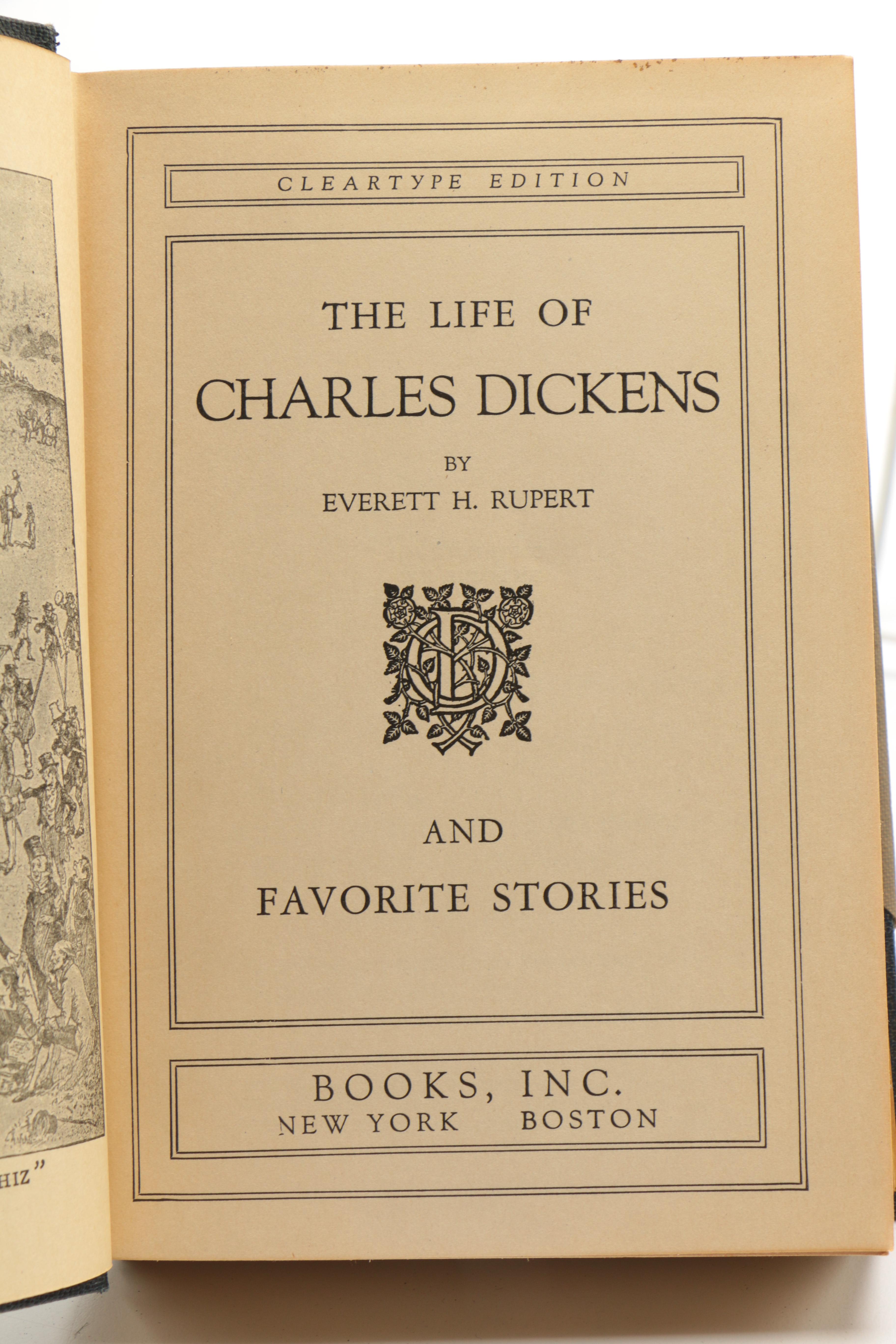 1936 "Cleartype Edition" of "The Works of Charles Dickens"