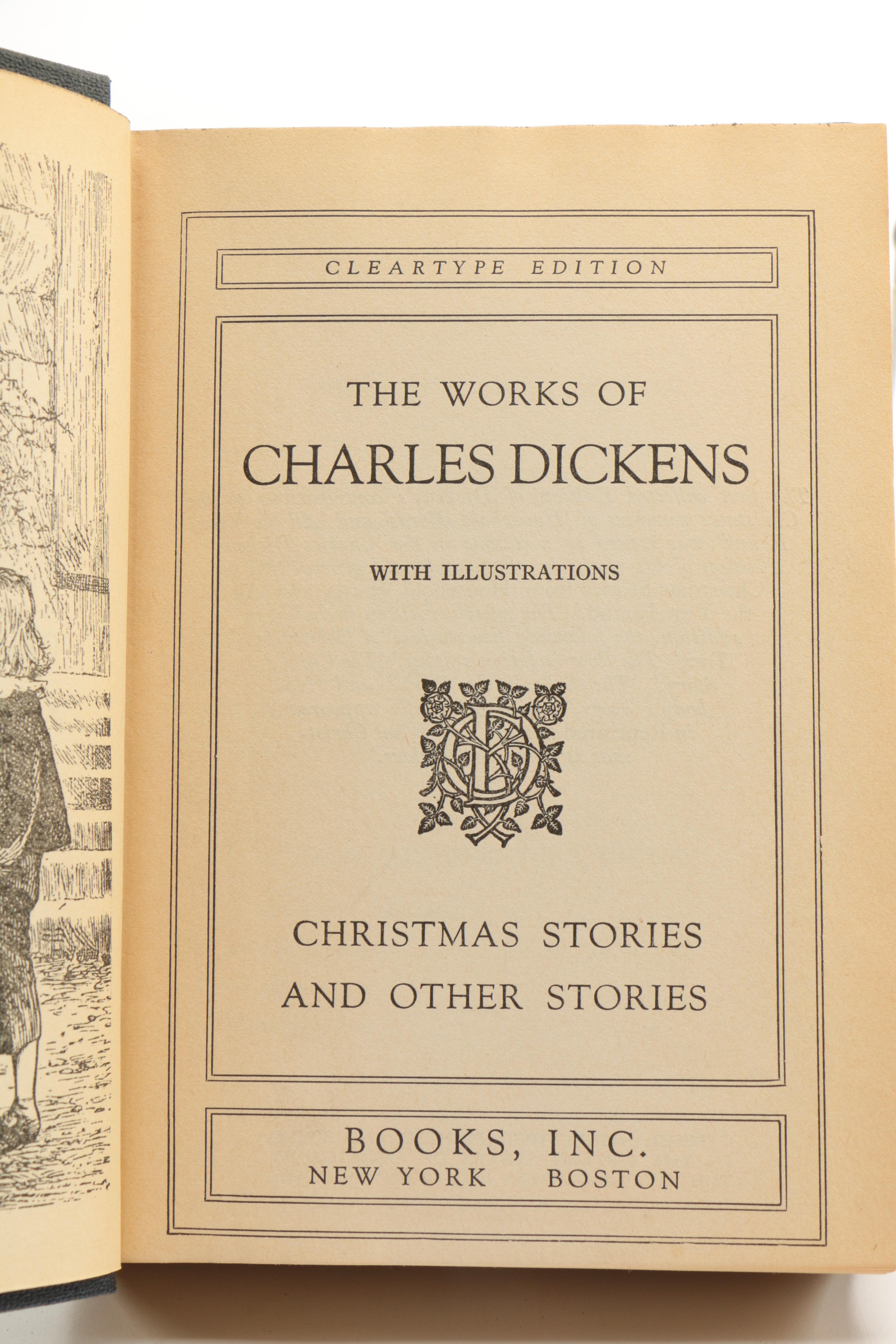 1936 "Cleartype Edition" of "The Works of Charles Dickens"