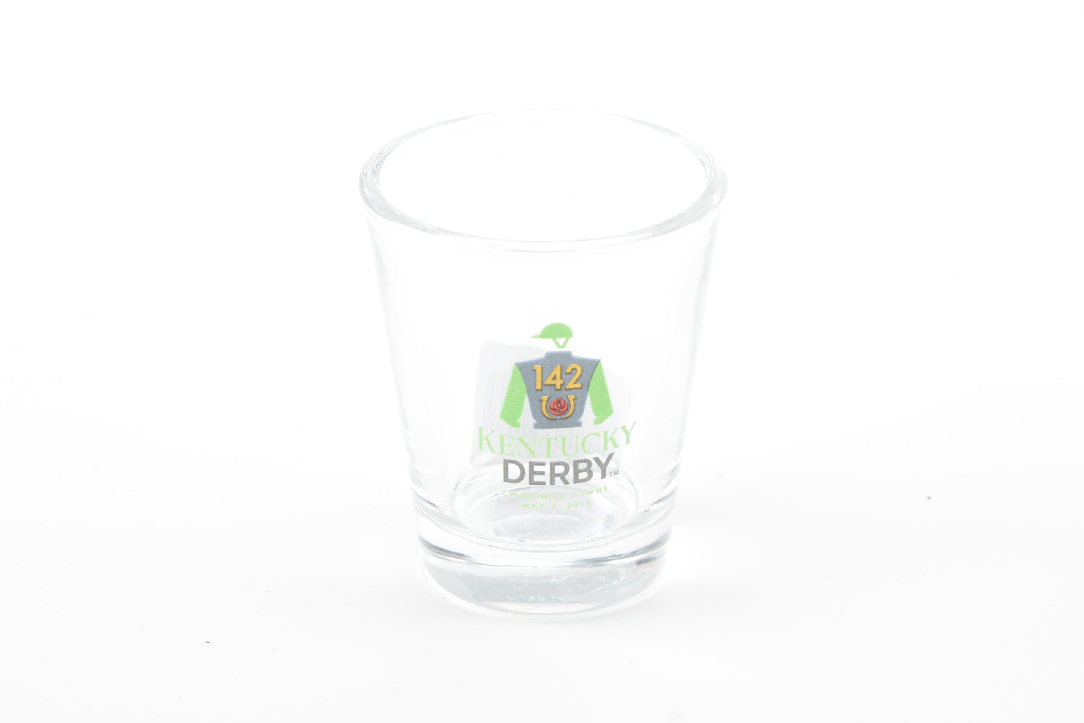 Set of 2016 Kentucky Derby Shot Glasses