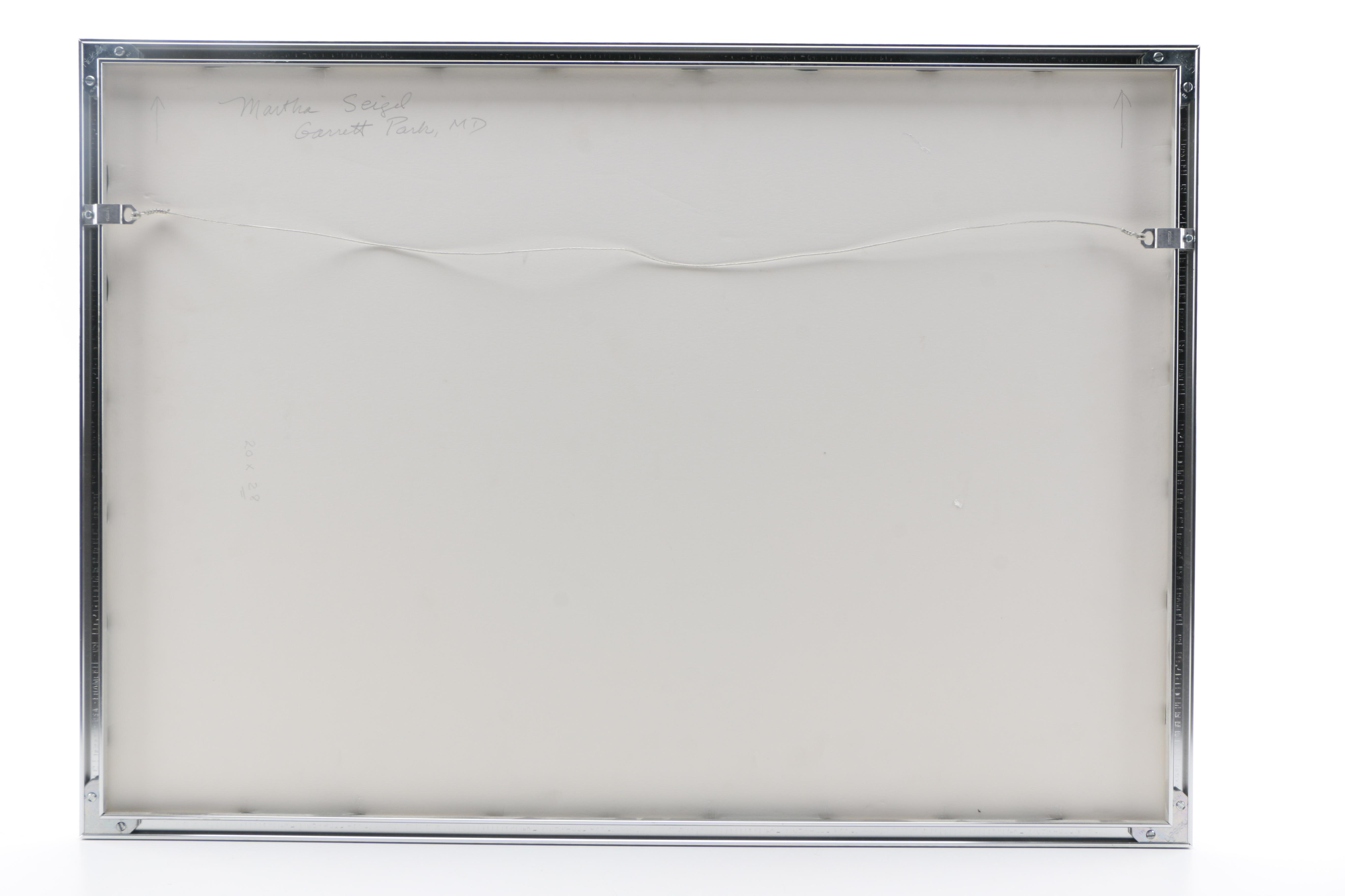 Martha Seigel Abstract Watercolor on Paper