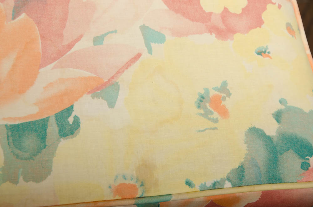 Vintage Floral Stool