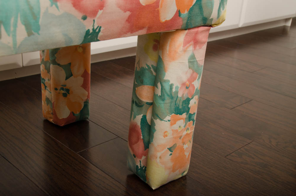 Vintage Floral Stool