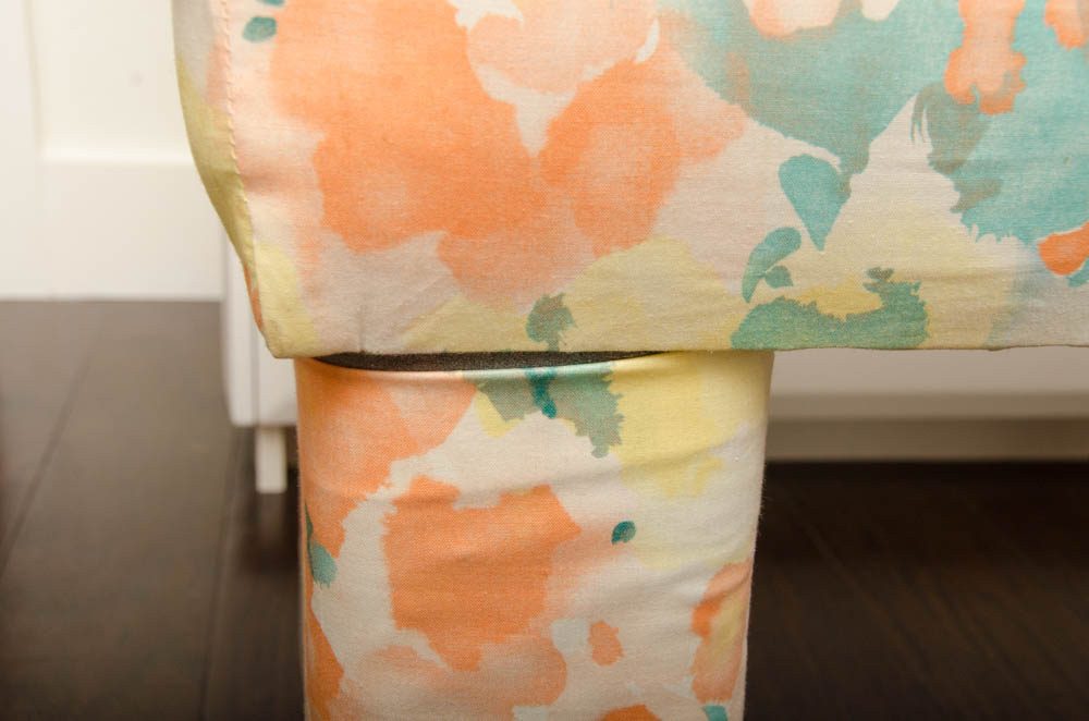 Vintage Floral Stool