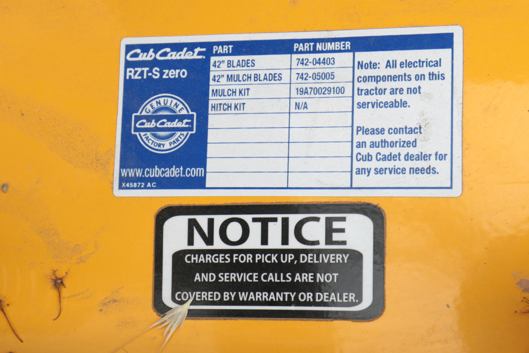 Cub Cadet Electric 42-Inch Riding Mower