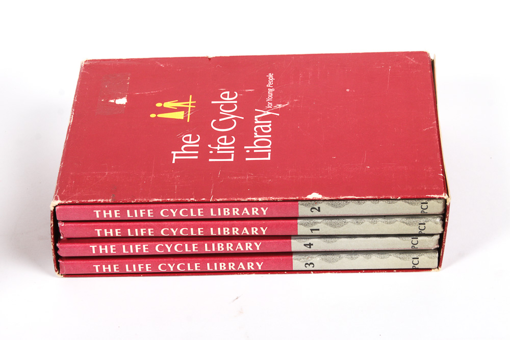 Vintage Children's Books Including 1969 "The Life Cycle Library for Young People"