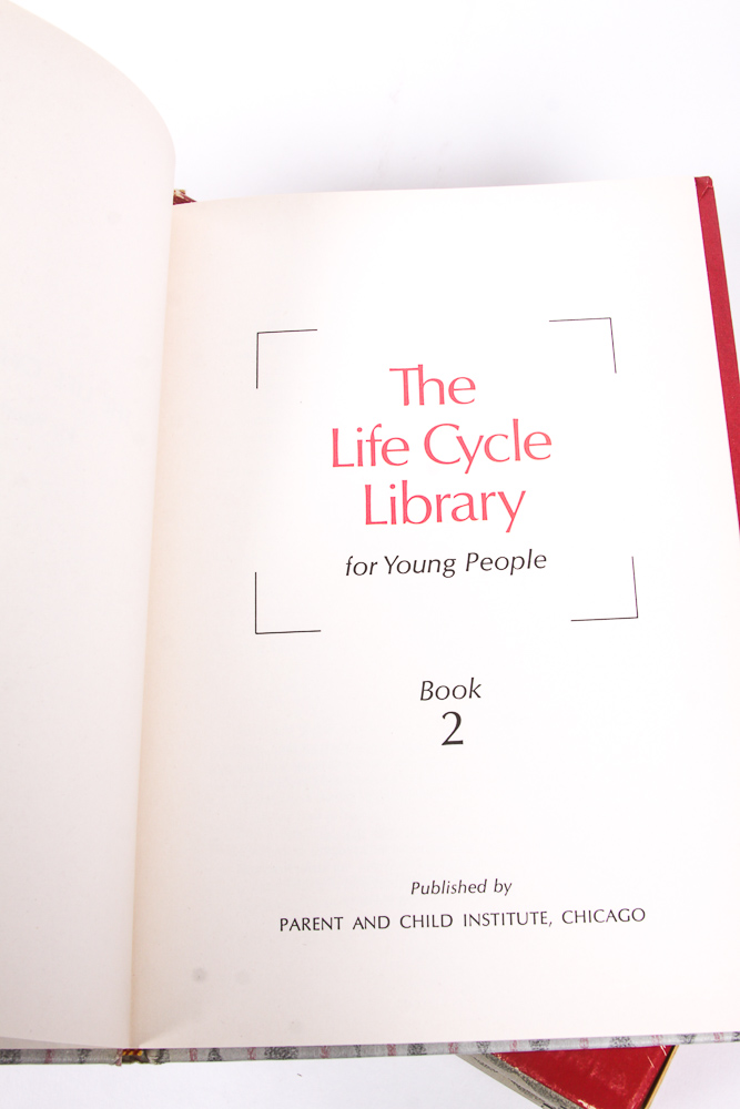 Vintage Children's Books Including 1969 "The Life Cycle Library for Young People"