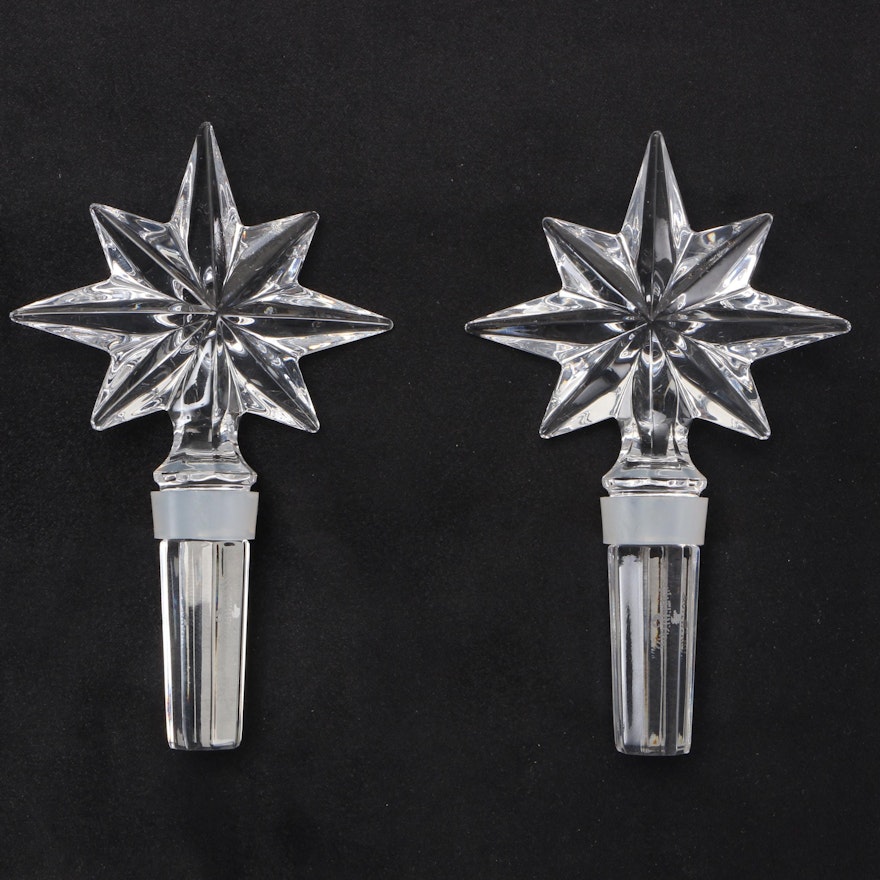 Waterford Crystal Star Bottle Stoppers