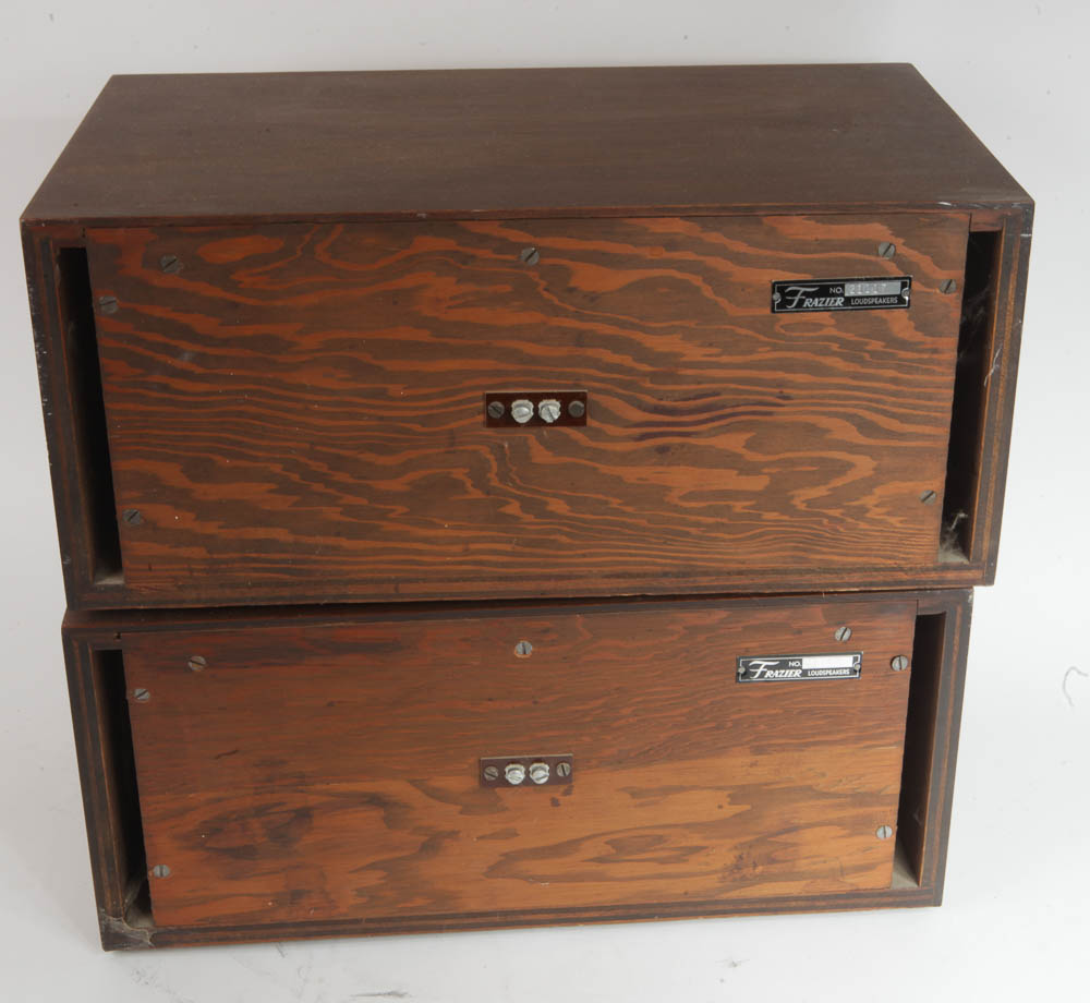 Vintage Frazier Stereo Speakers