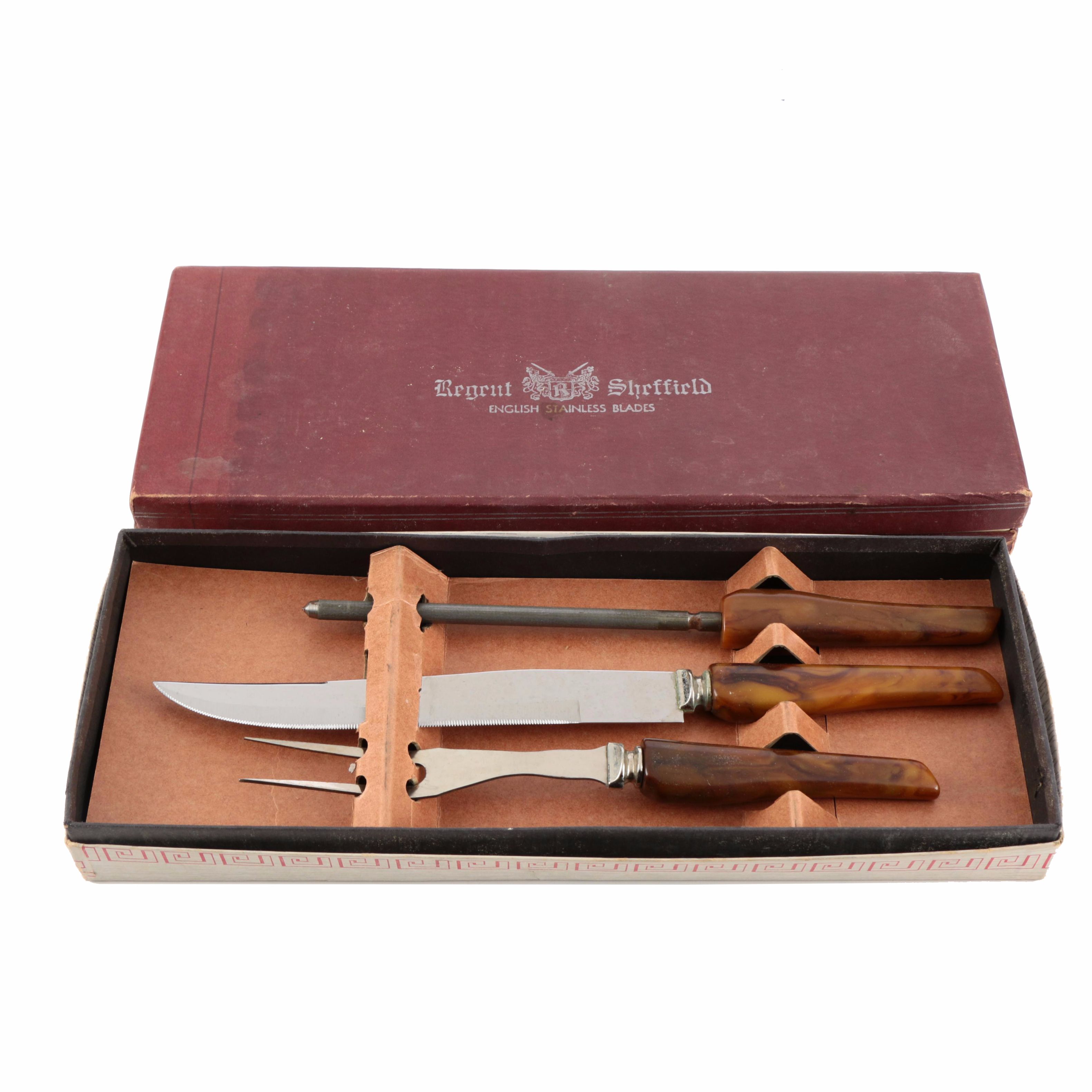 Pair of Regent of Sheffield Cutlery Sets