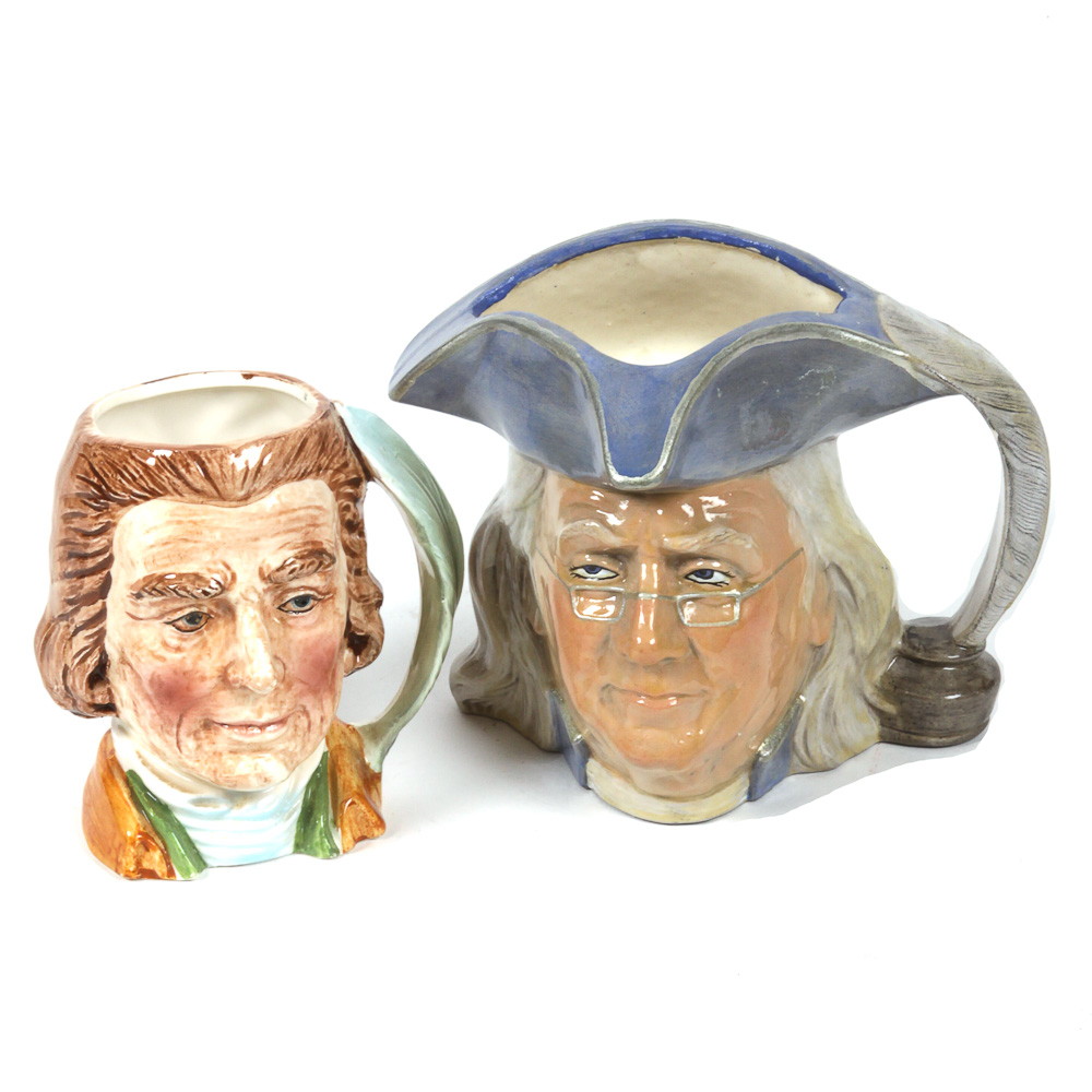 Ceramic American Founding Fathers Character Mugs