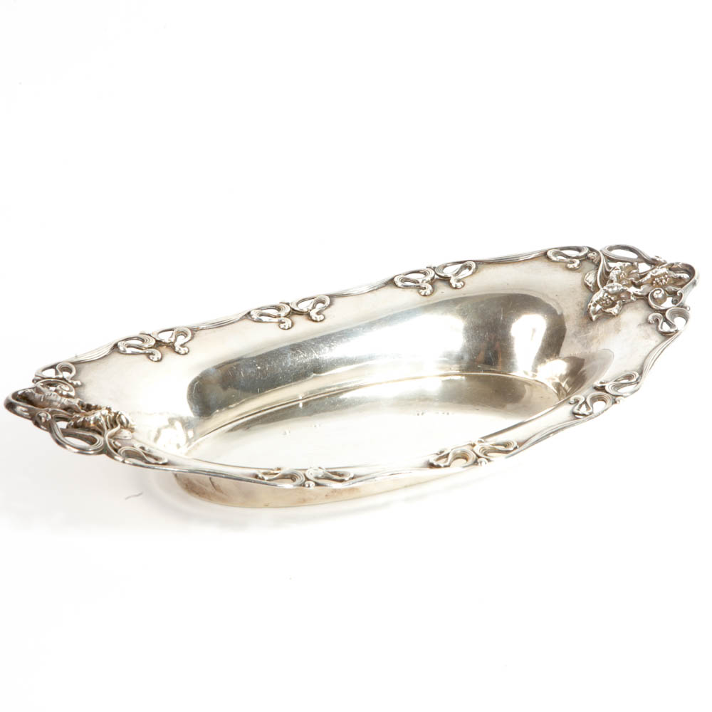 Woodside Sterling Co. Sterling Silver Bread Tray