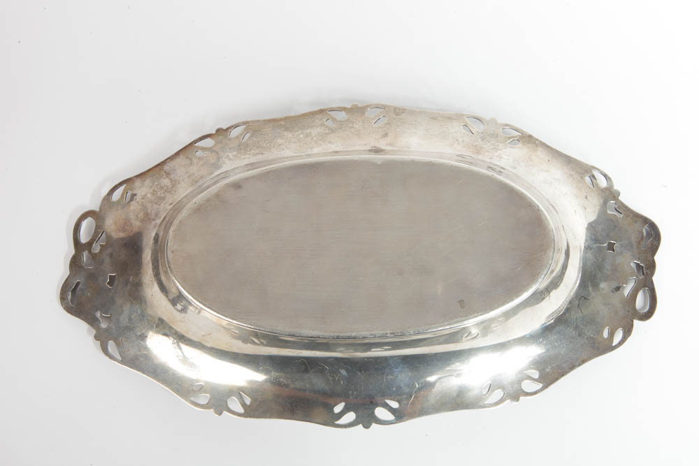 Woodside Sterling Co. Sterling Silver Bread Tray