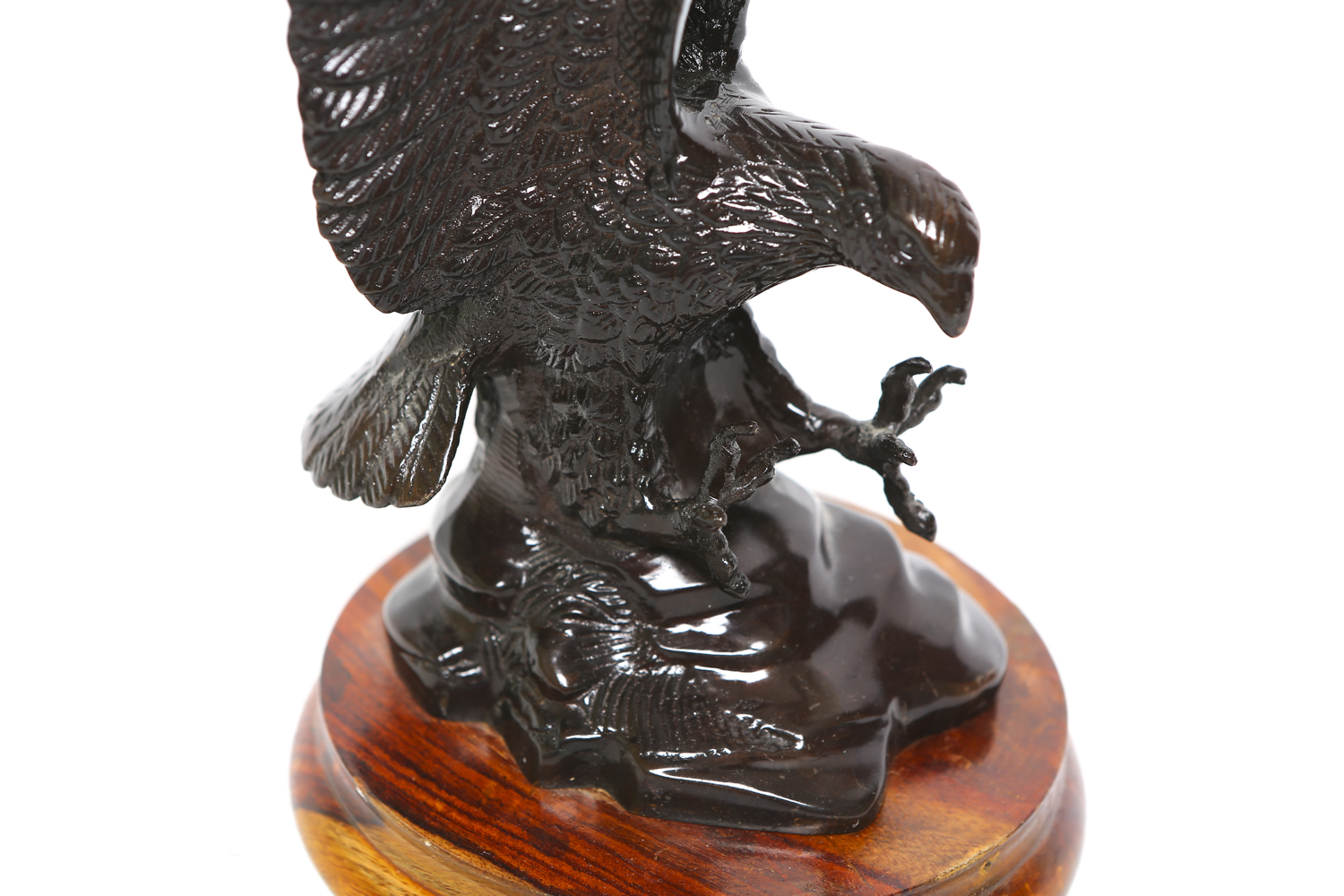 Metal Bald Eagle Figurine