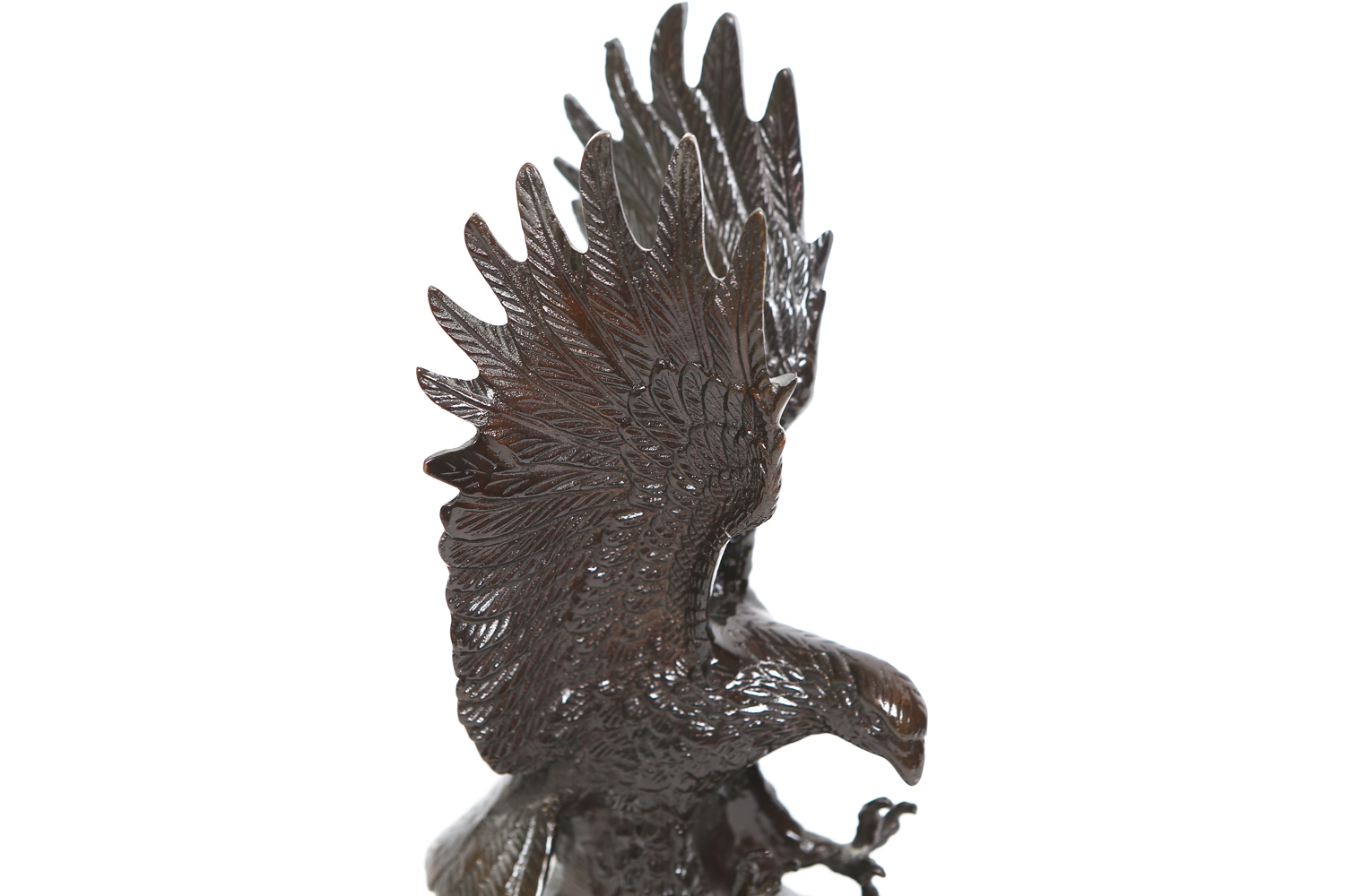 Metal Bald Eagle Figurine