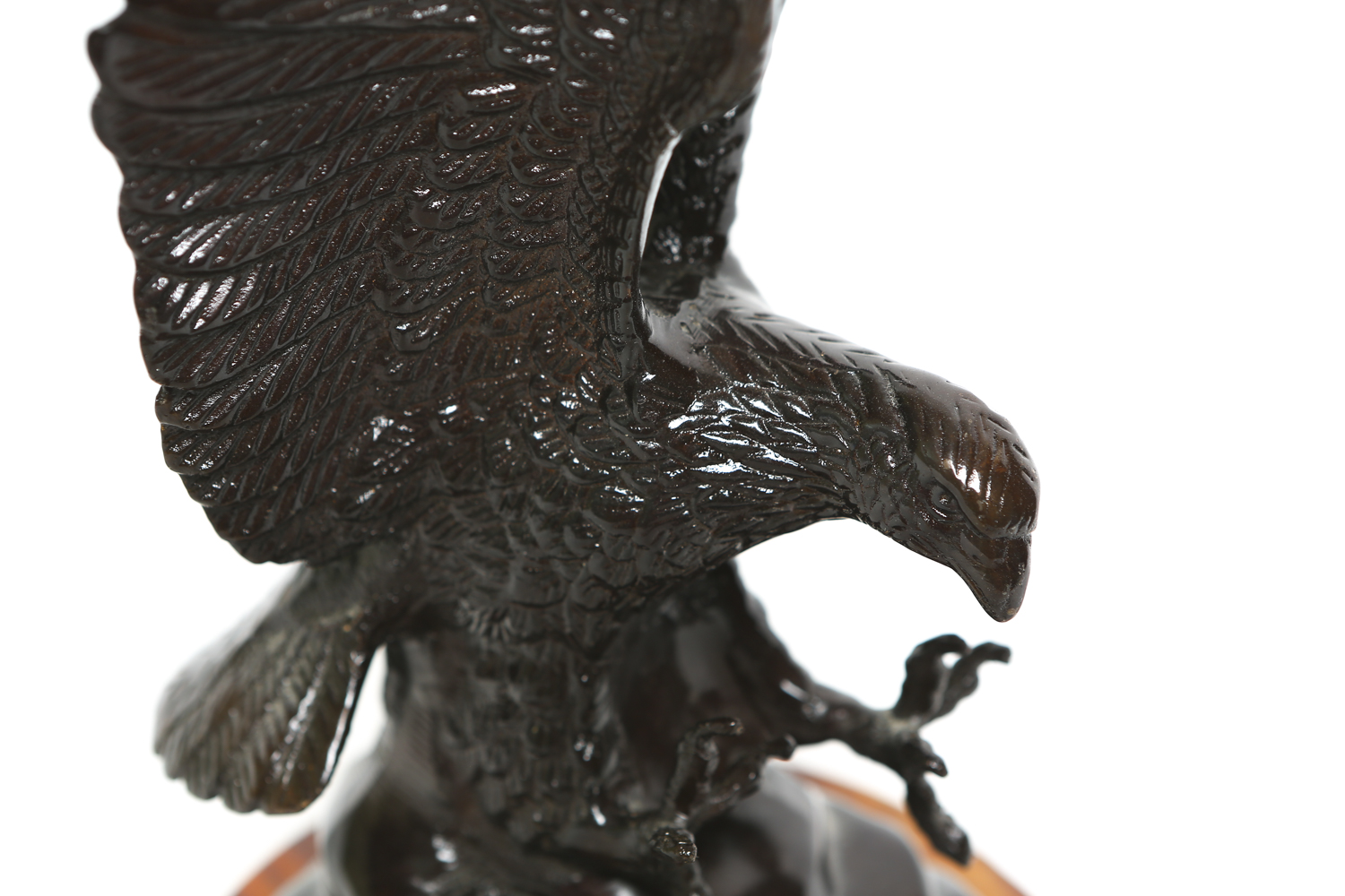 Metal Bald Eagle Figurine