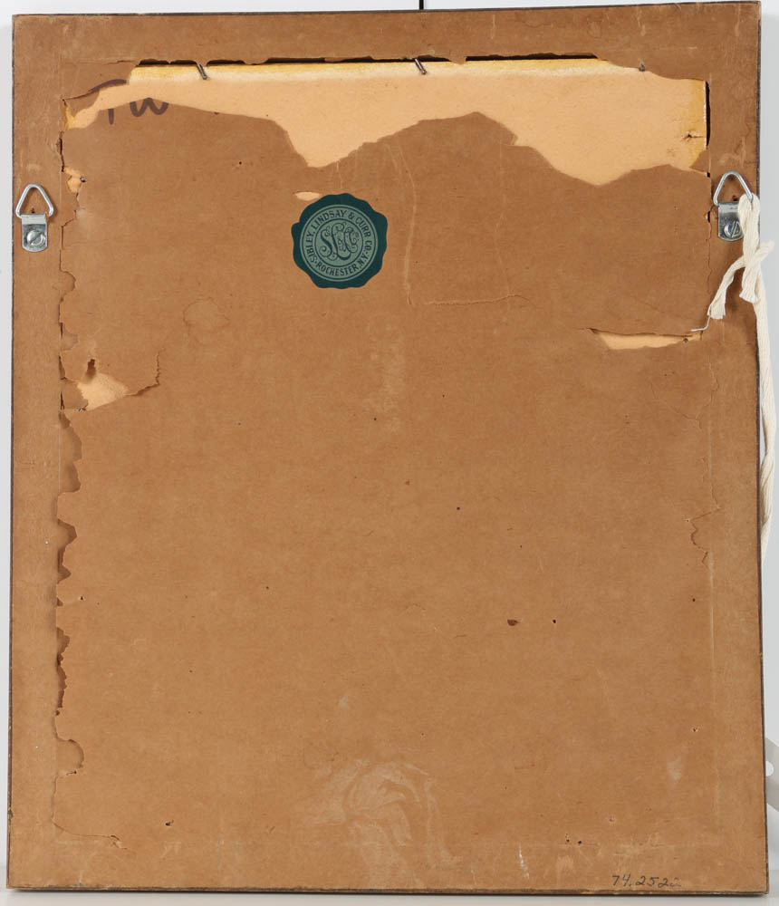 Watercolor Painting on Paper of Dirt Path Landscape