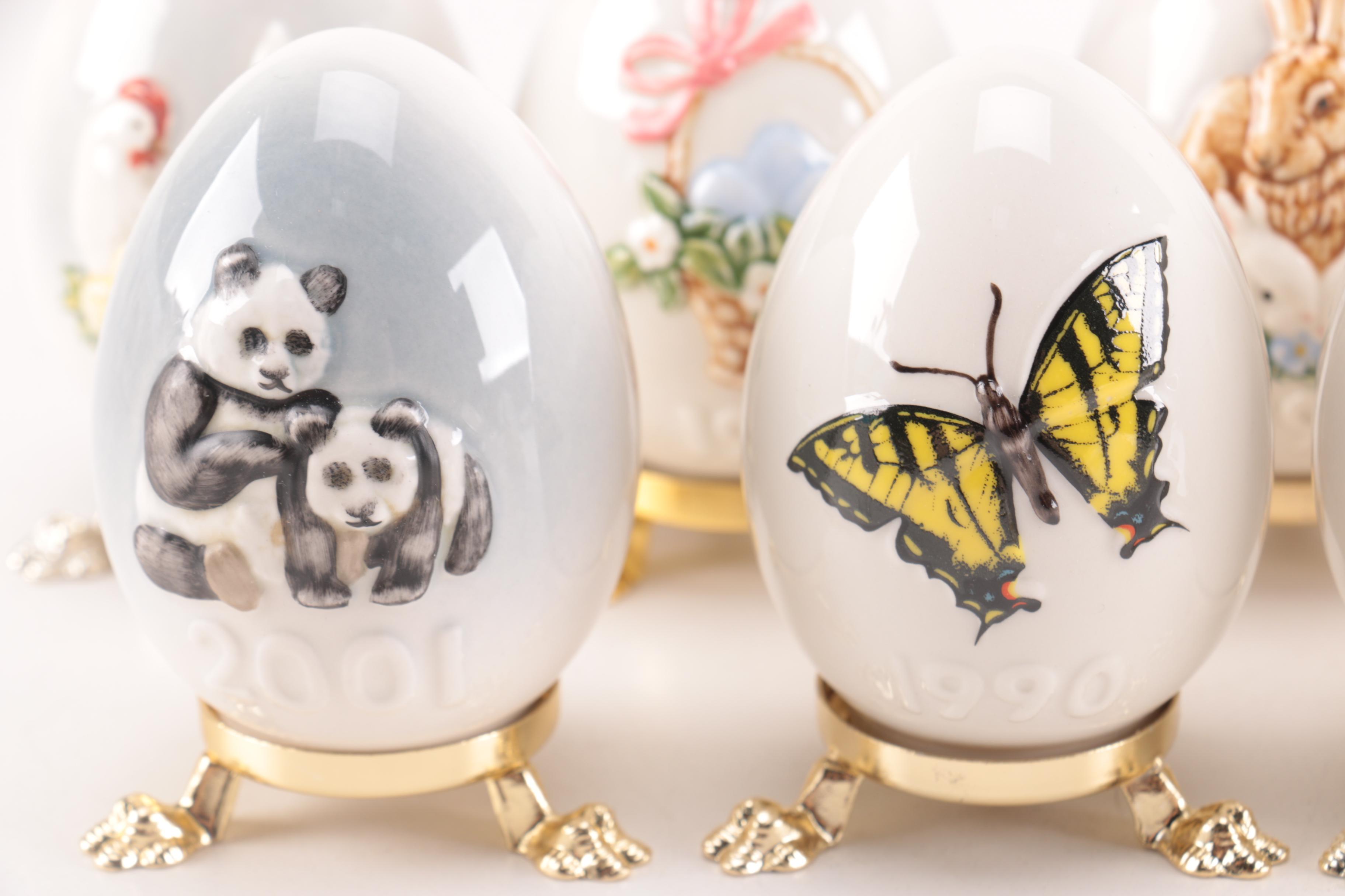 Goebel Decorative Eggs with Stands