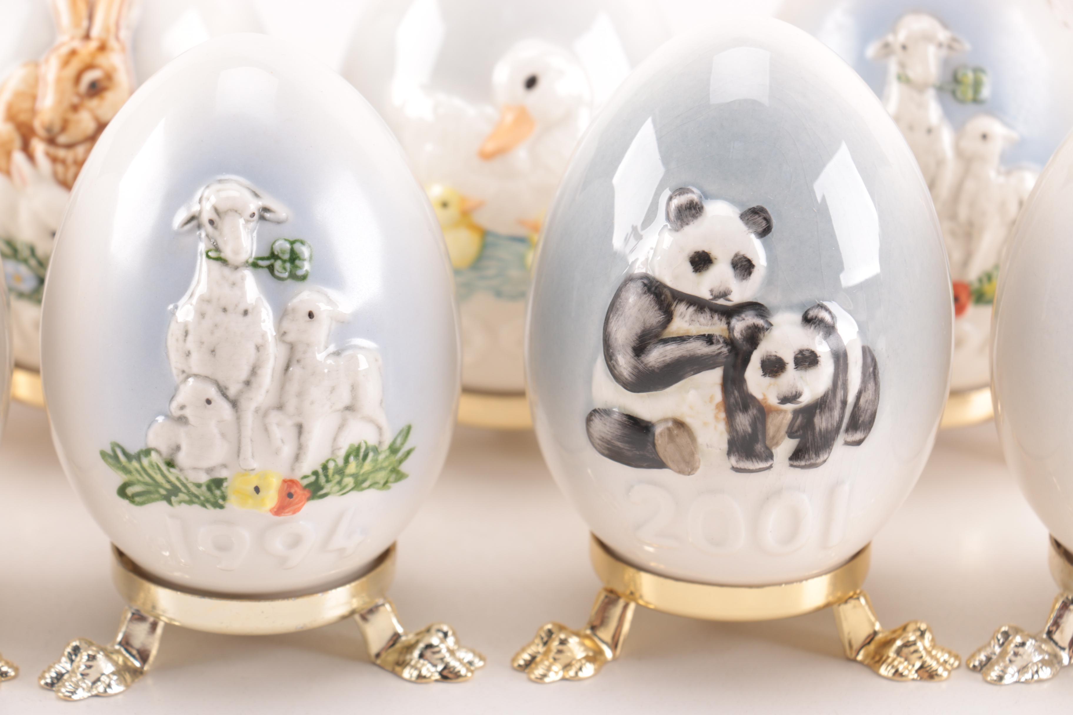 Goebel Decorative Eggs with Stands