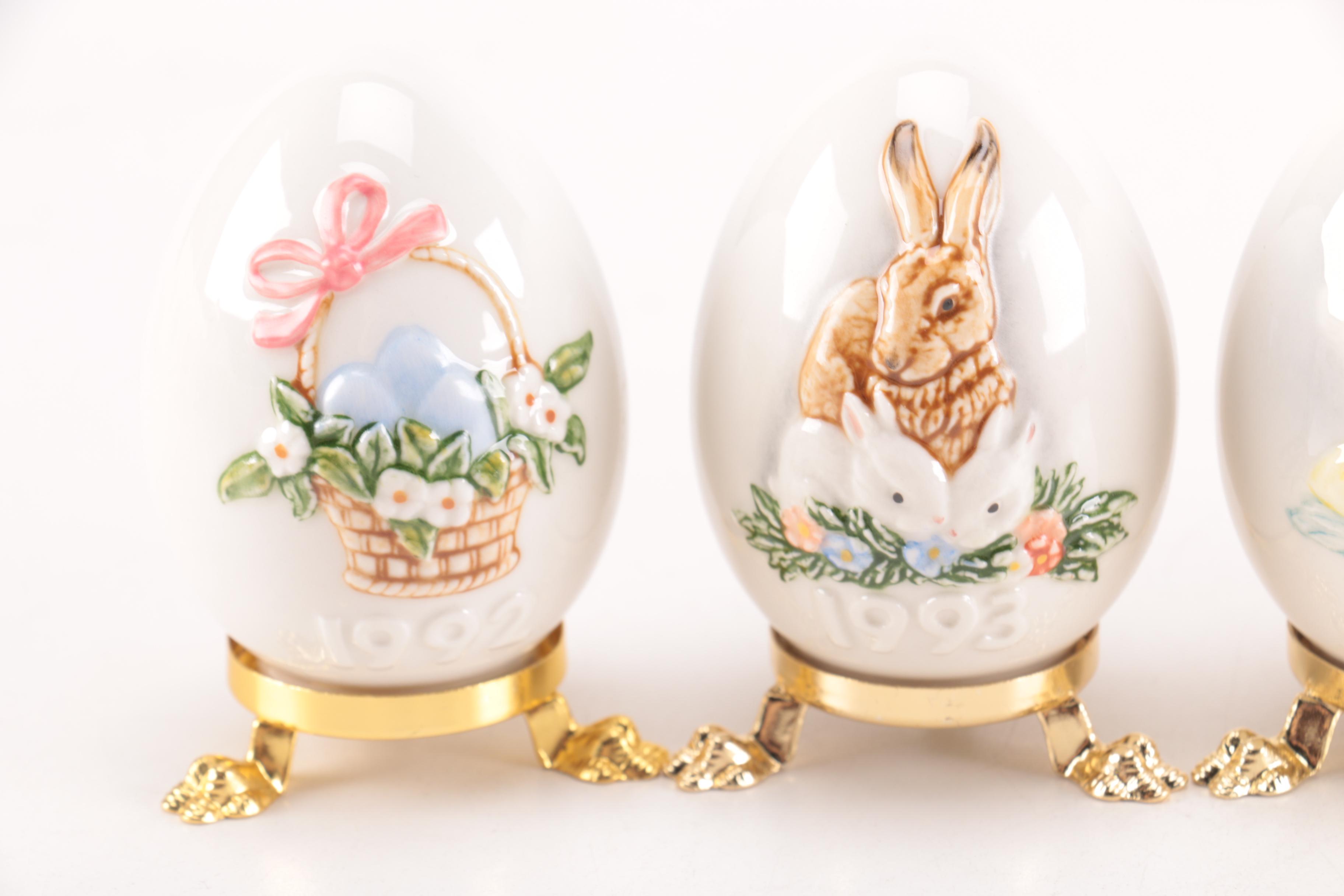 Goebel Decorative Eggs with Stands