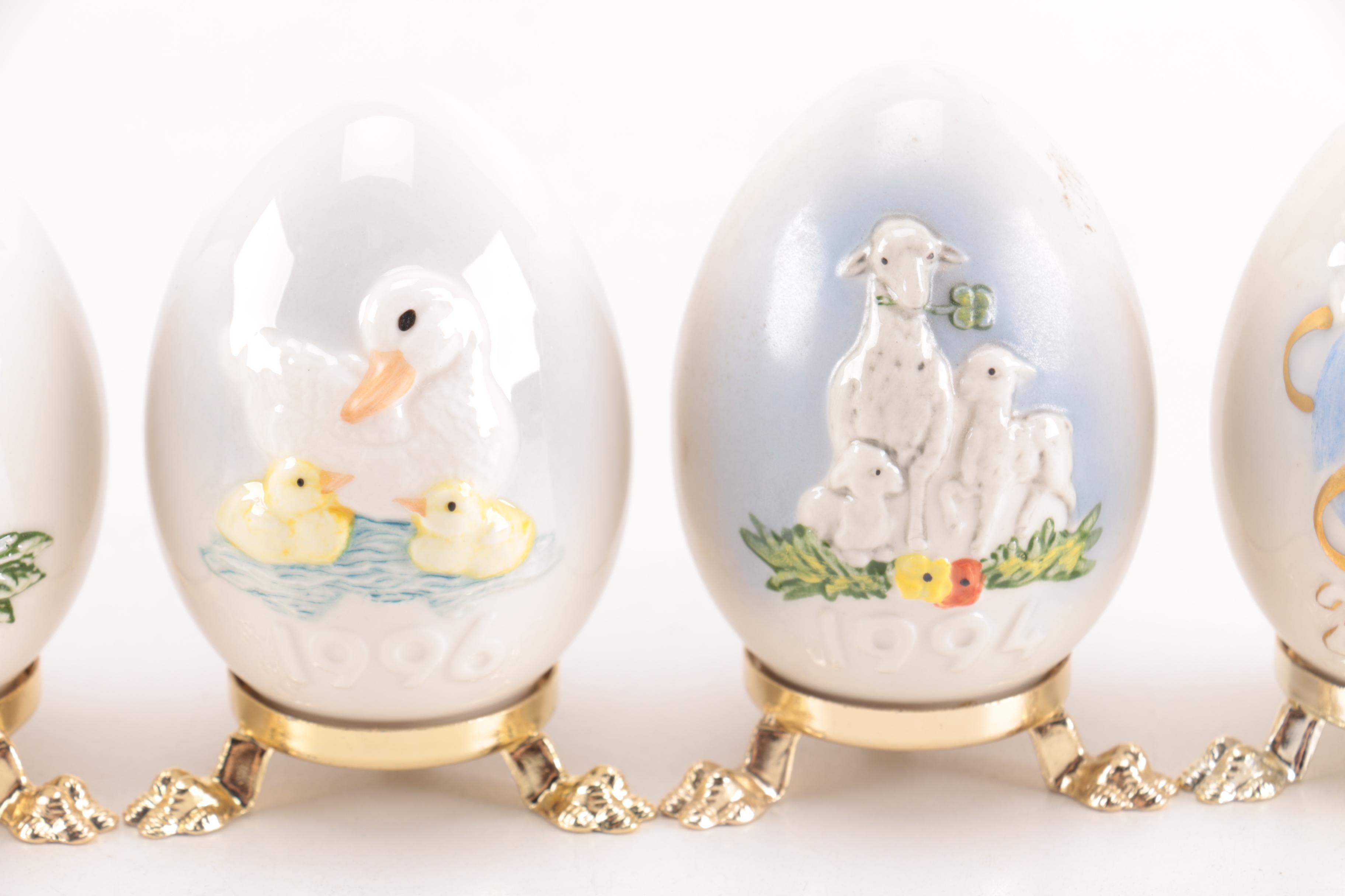 Goebel Decorative Eggs with Stands