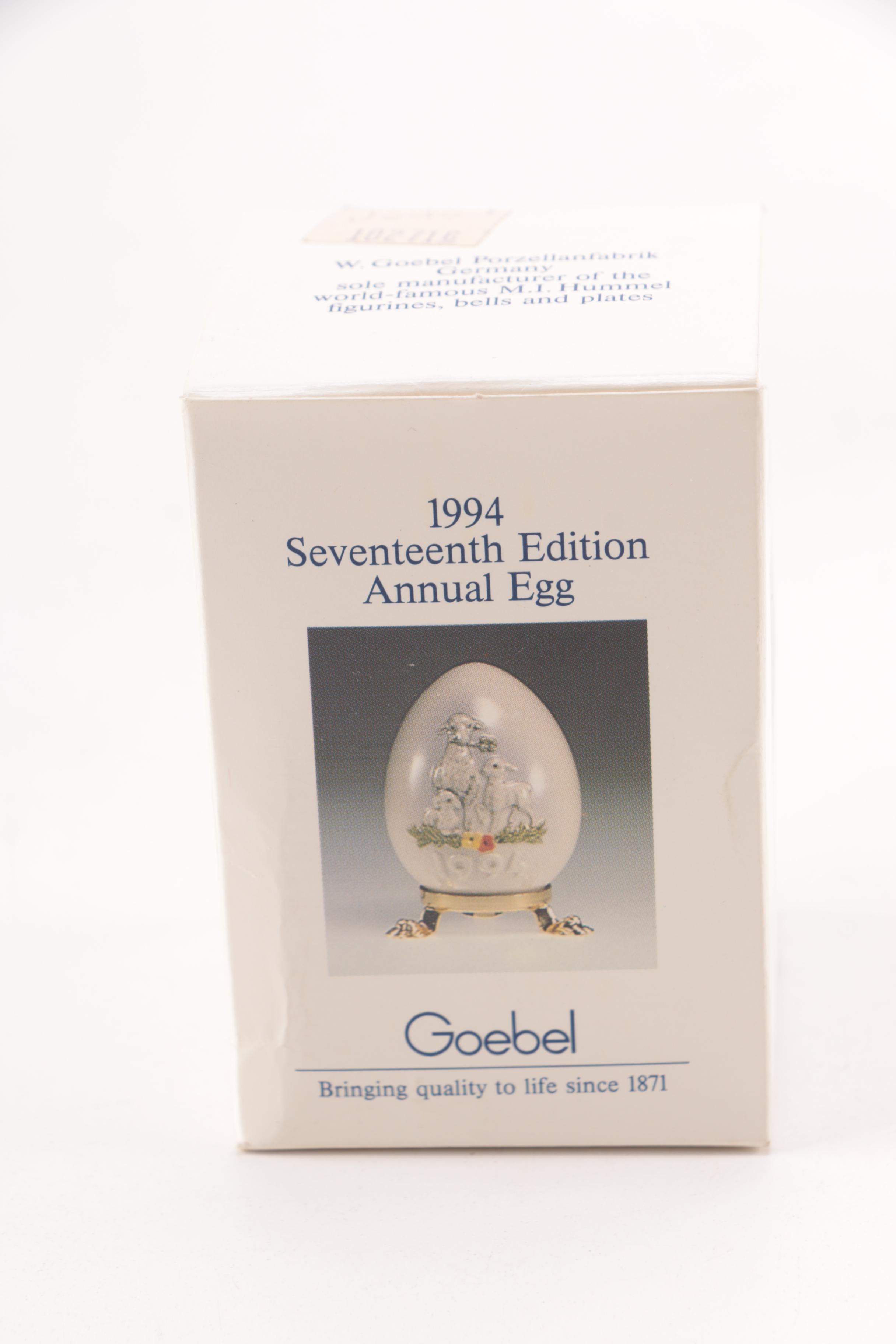 Goebel Decorative Eggs with Stands