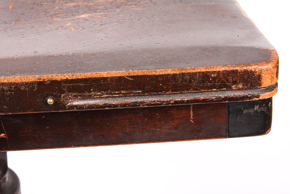 Mid 20th Century Swiveling Wooden Office Chair by B.L. Marble Chair Co.