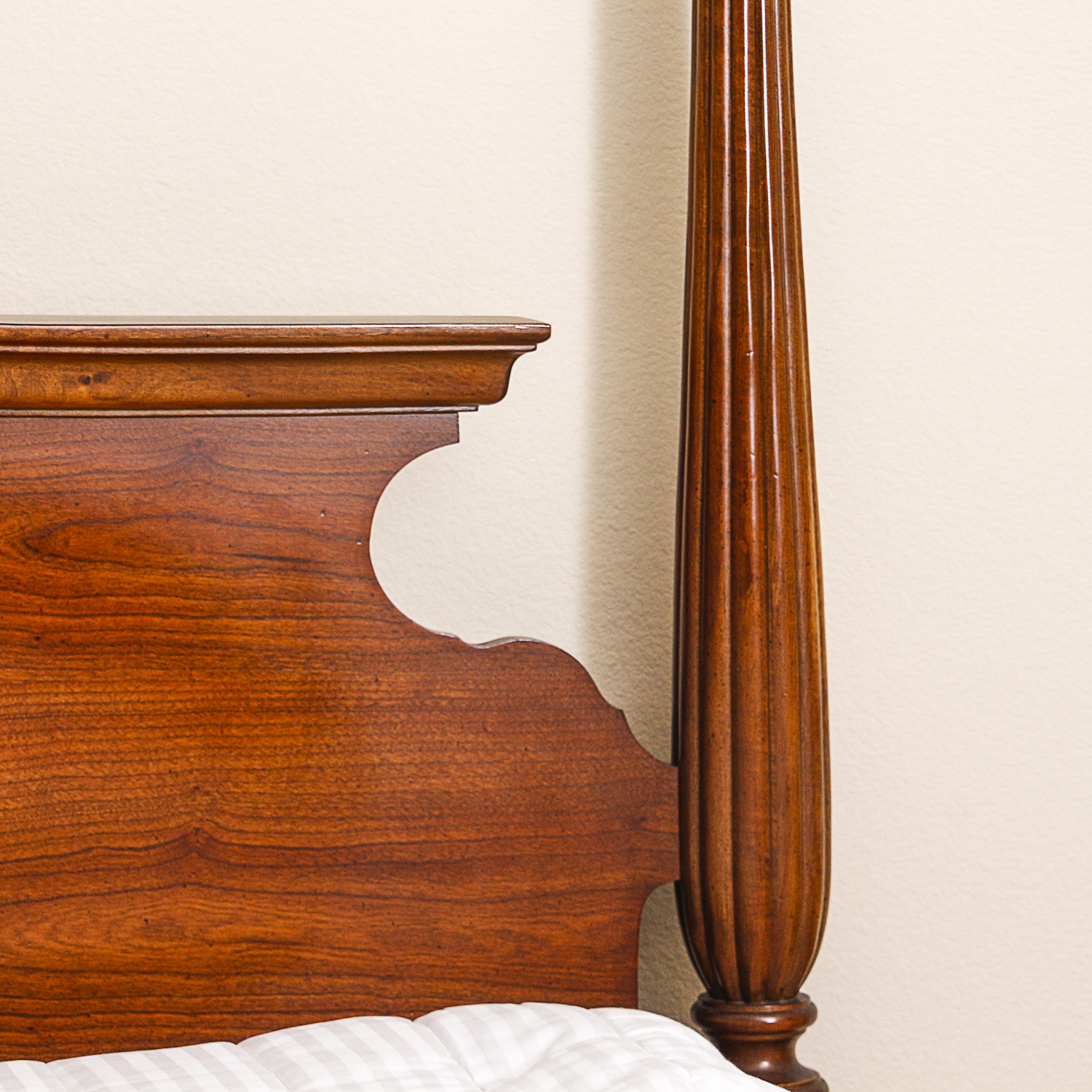Federal Style King Size Tall-Post Bed Frame