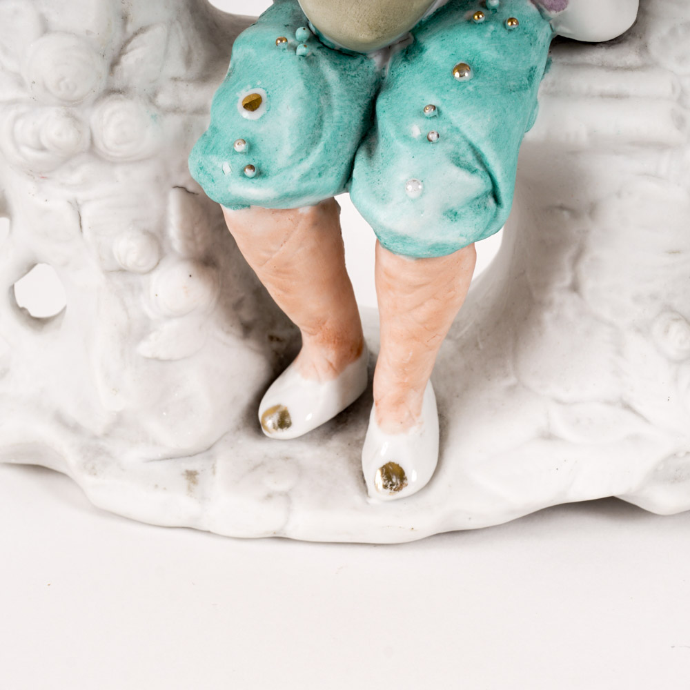 Collection of Antique German Bisque Vases