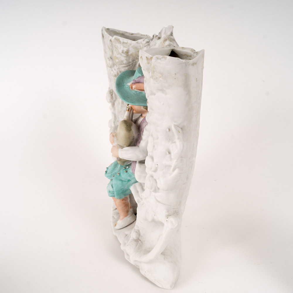 Collection of Antique German Bisque Vases