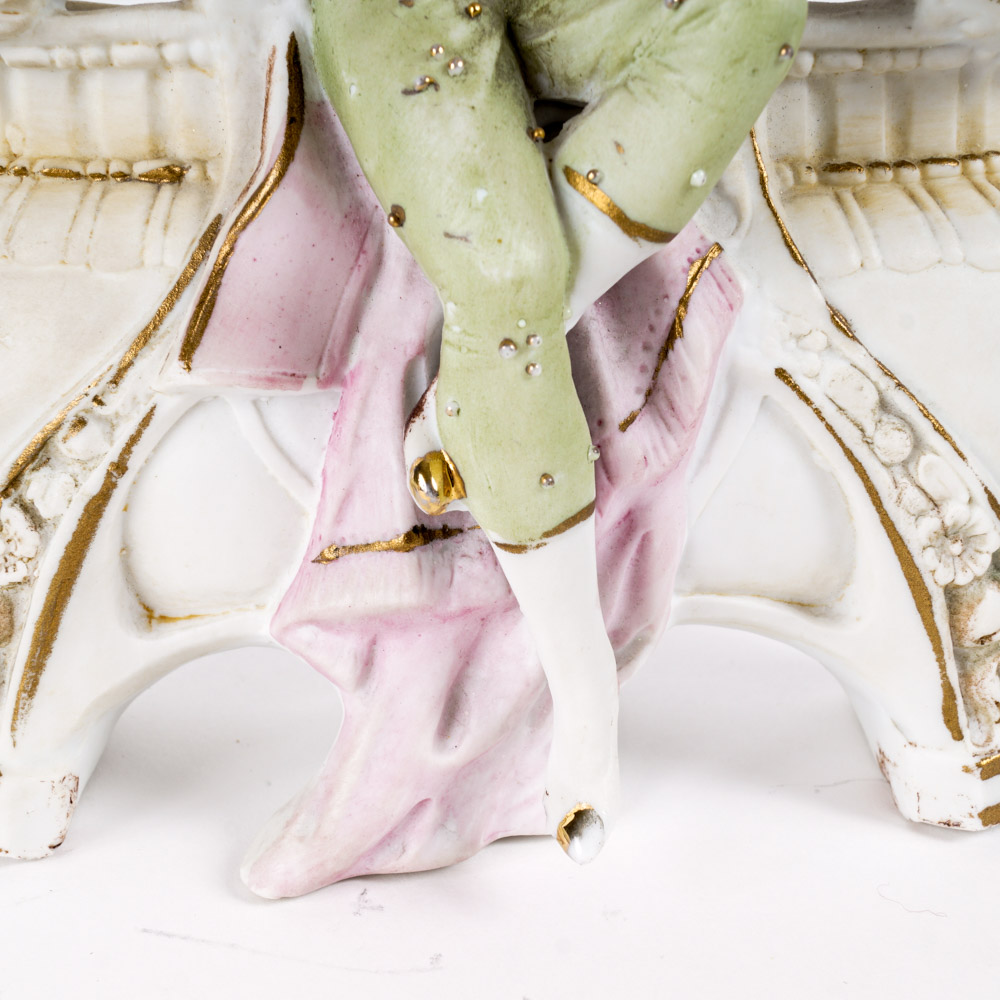 Collection of Antique German Bisque Vases