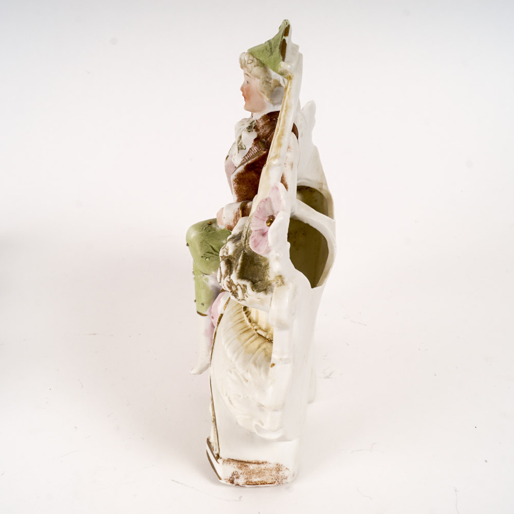 Collection of Antique German Bisque Vases