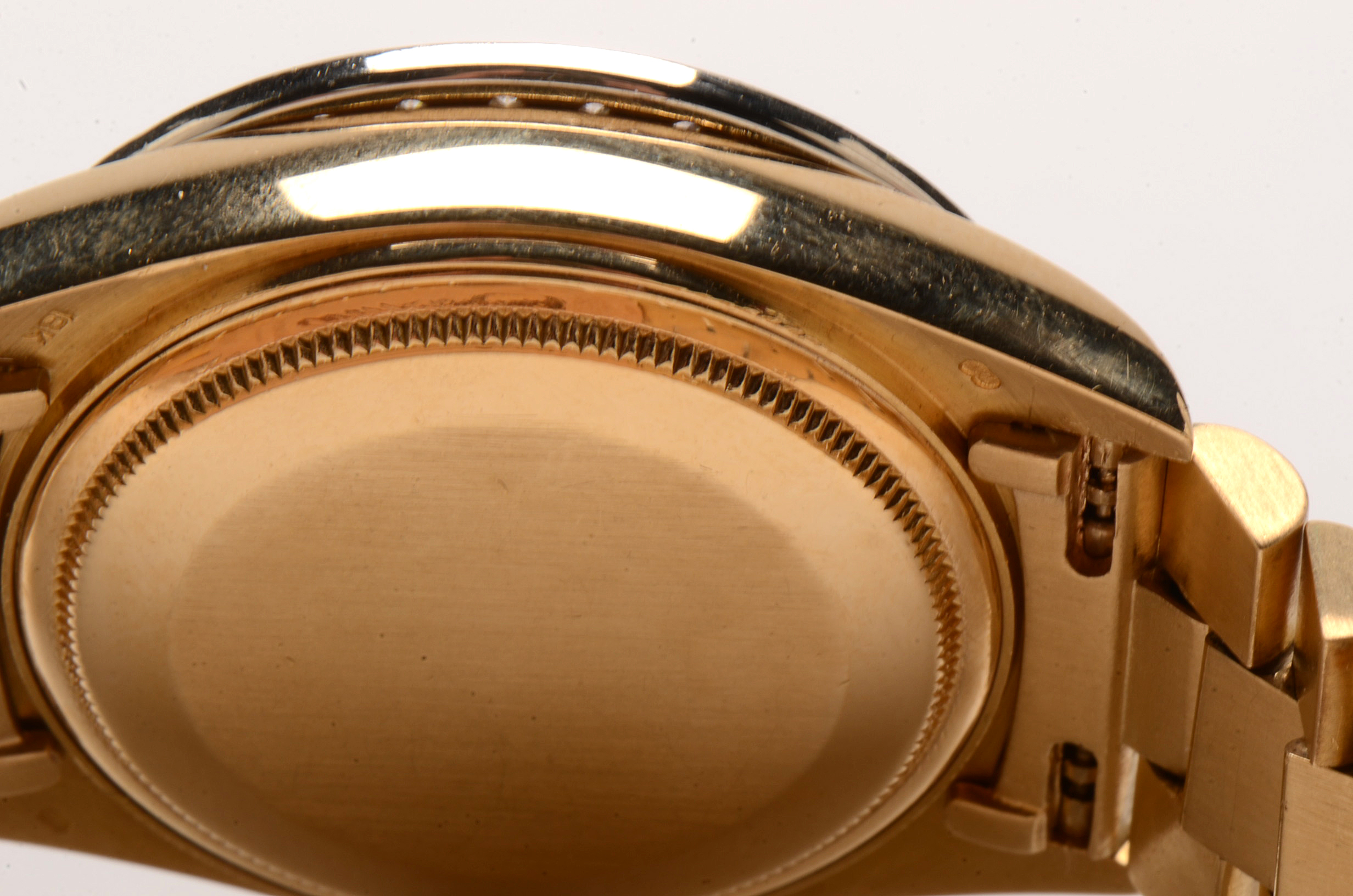 Vintage Rolex Day-Date 18K Yellow Gold Diamond Bezel Watch