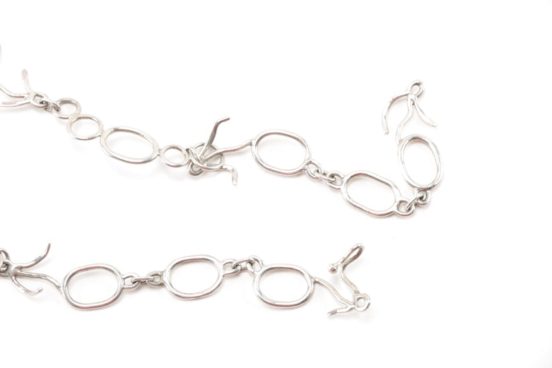 English Sterling and Enamel Necklace