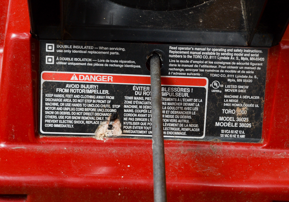 Toro 1800 Power Curve Snow Blower