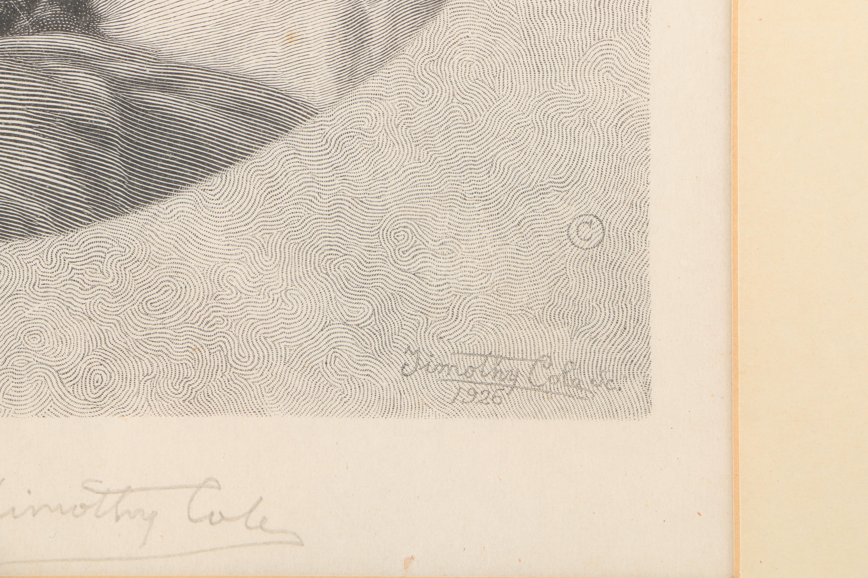 Timothy Cola Wood Engraving After Sir Thomas Lawrence's "The Calmady Children"