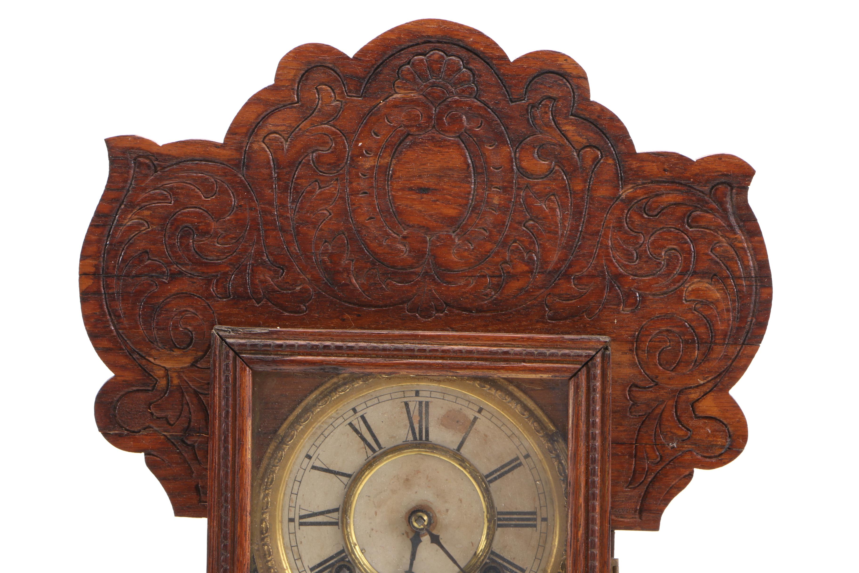 Antique Waterbury Clock Co. Gingerbread Mantel Clock