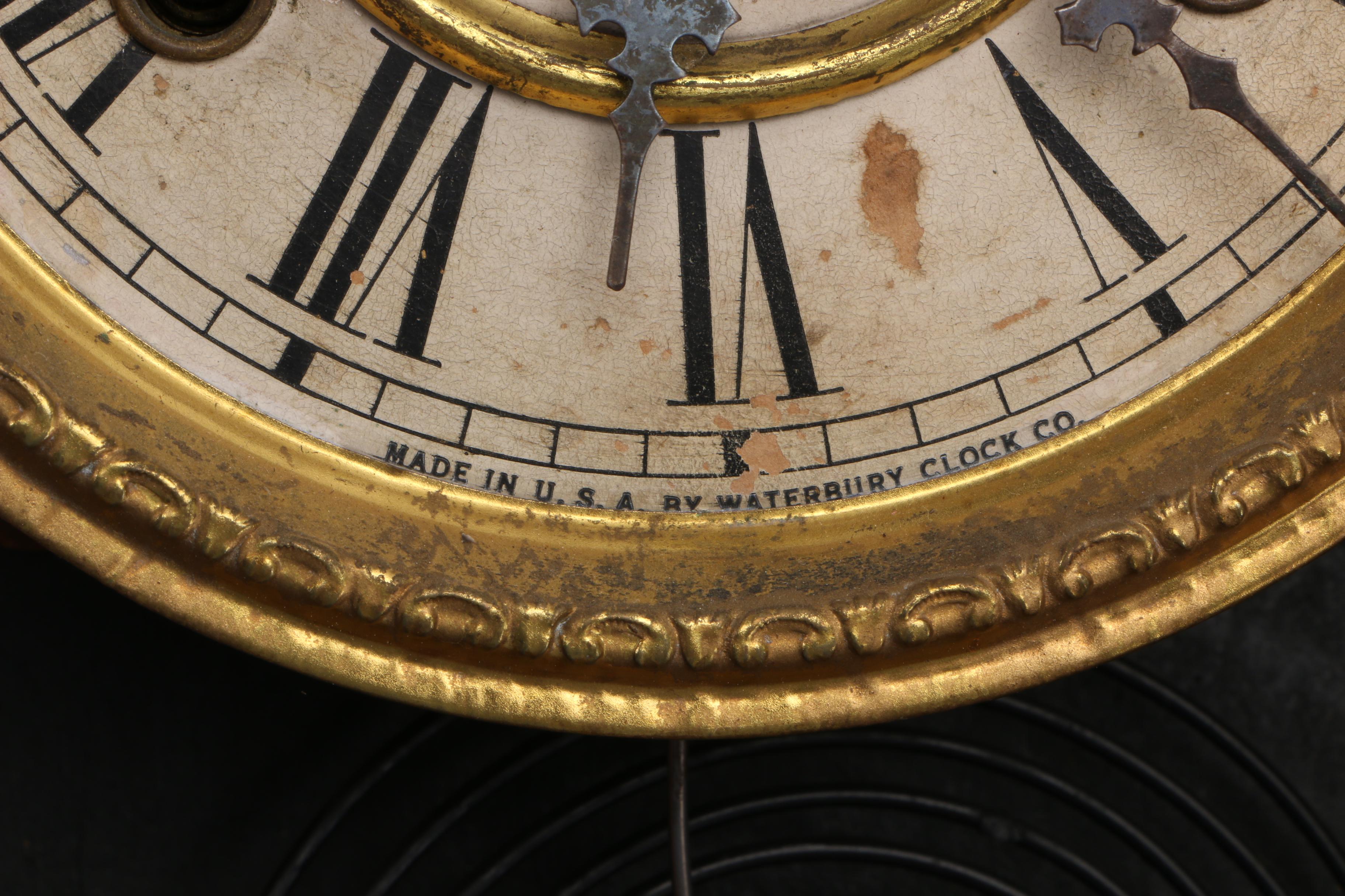 Antique Waterbury Clock Co. Gingerbread Mantel Clock