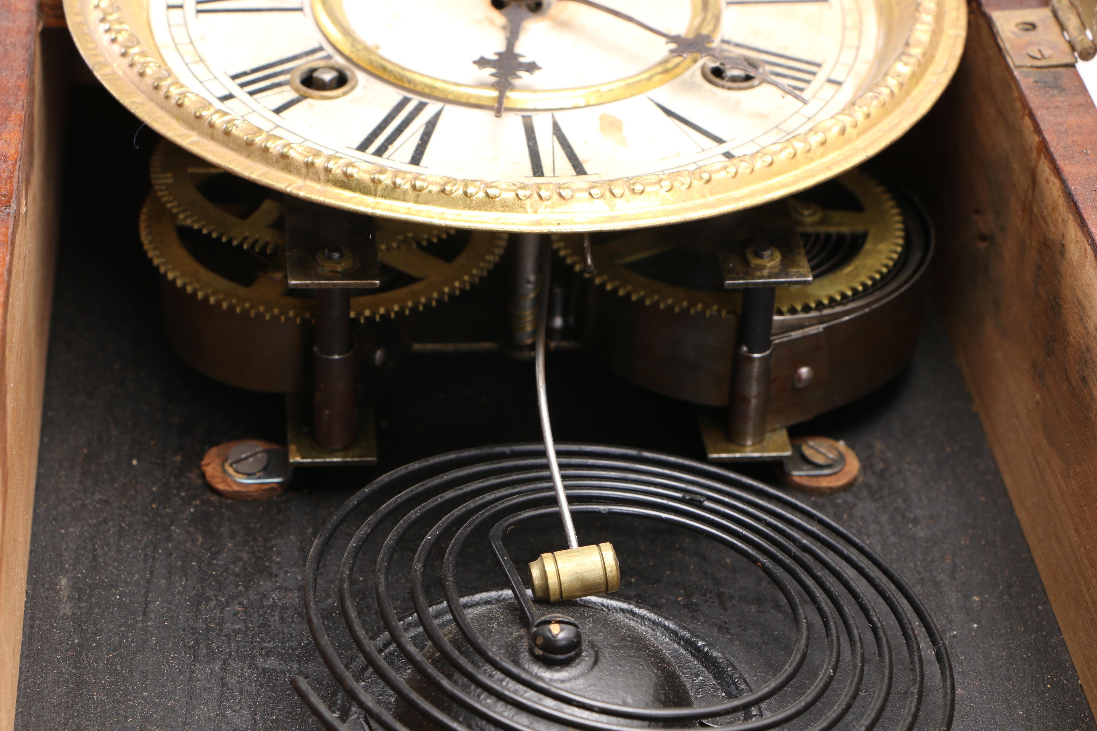 Antique Waterbury Clock Co. Gingerbread Mantel Clock