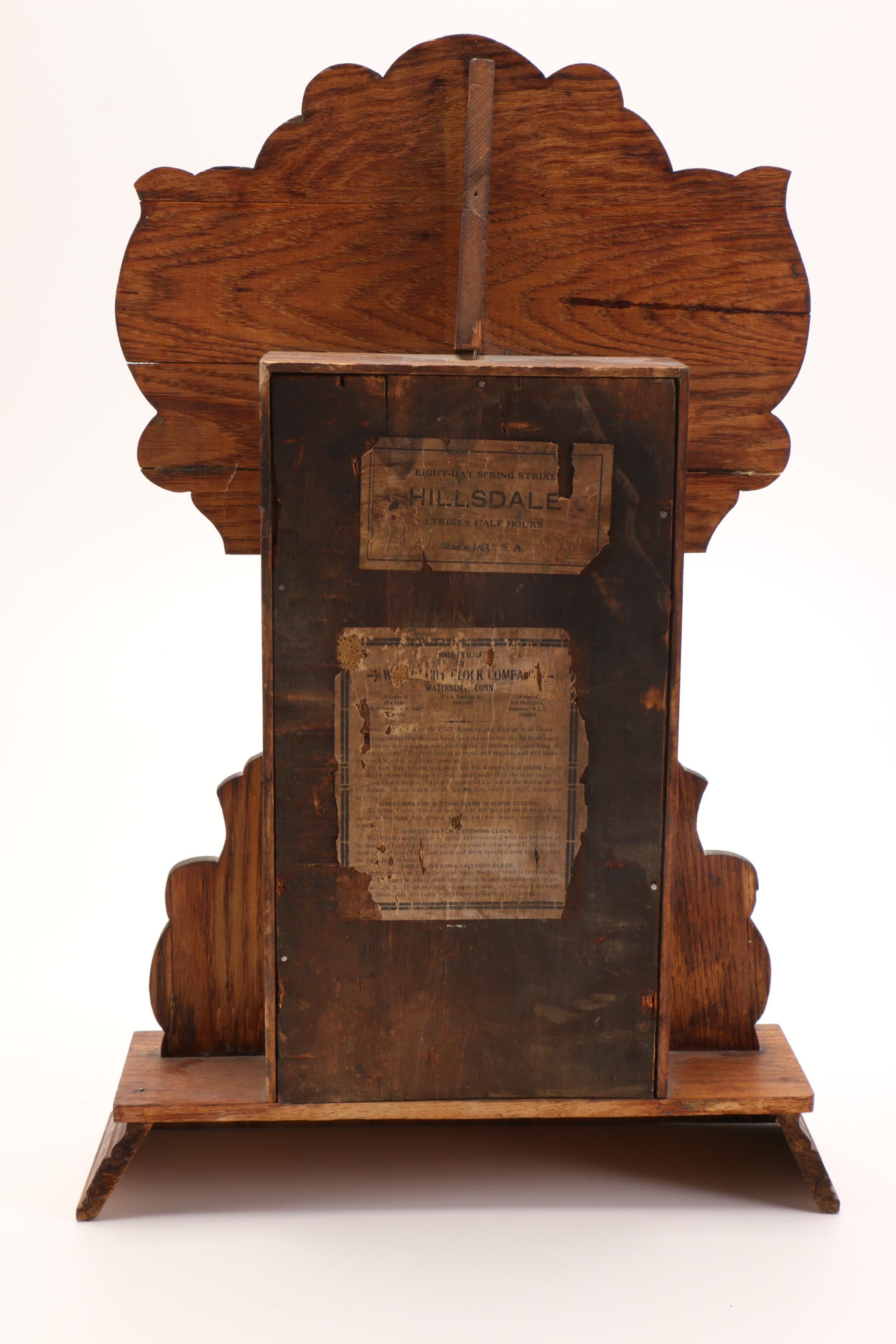 Antique Waterbury Clock Co. Gingerbread Mantel Clock