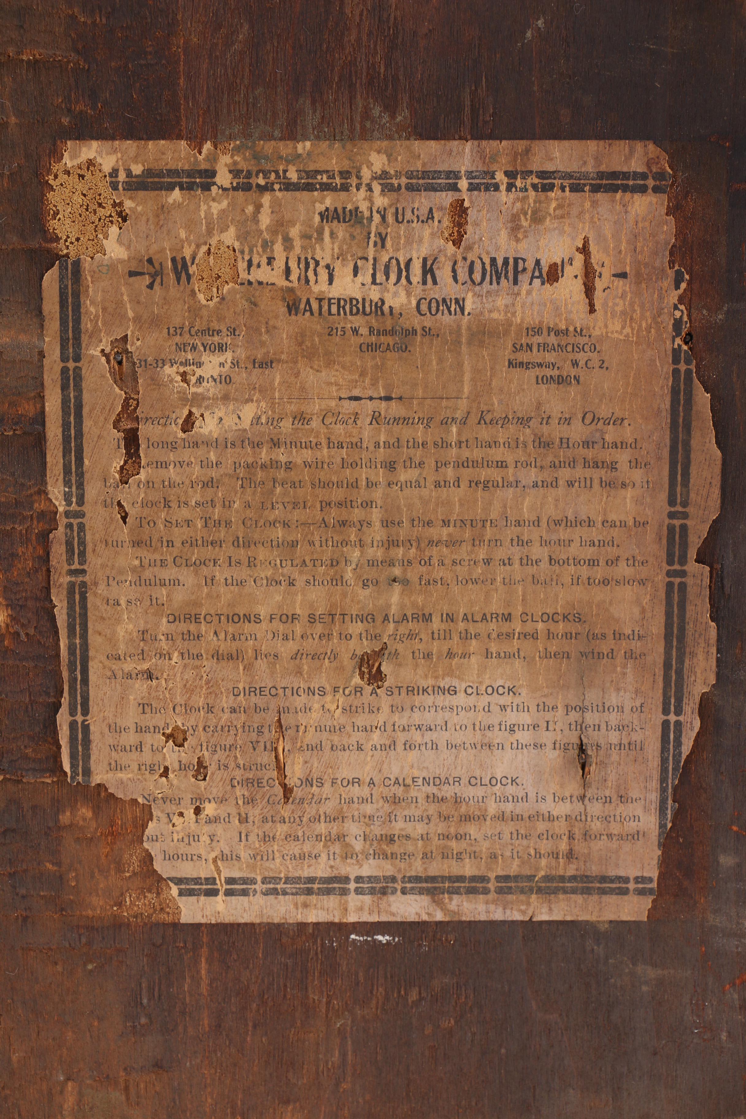 Antique Waterbury Clock Co. Gingerbread Mantel Clock