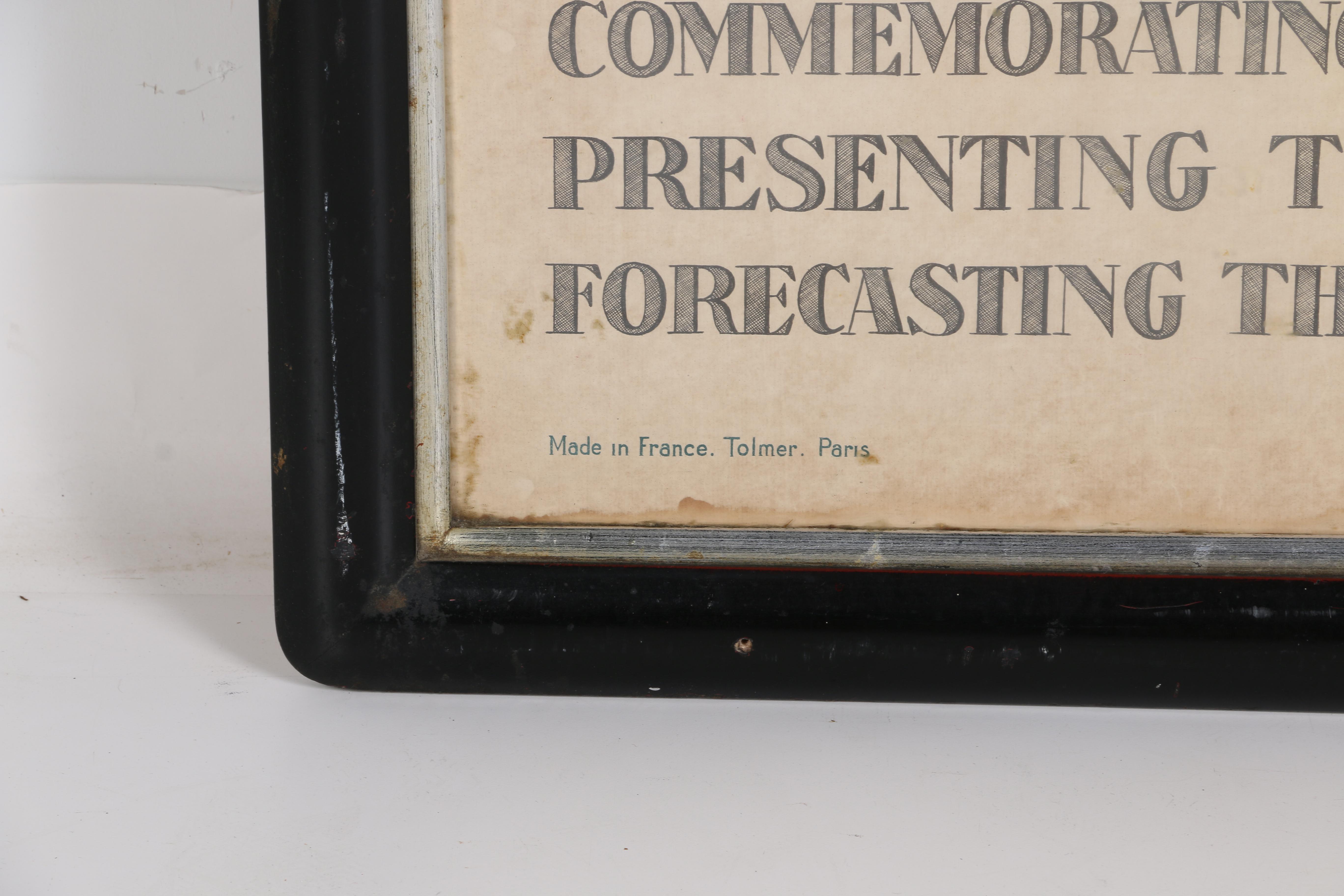 Color Lithograph of Jean Dupas Advertisement For Arnold Constable