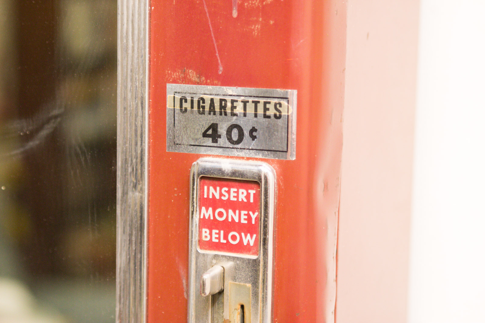 Vintage Art Deco National Cigarette Vending Machine