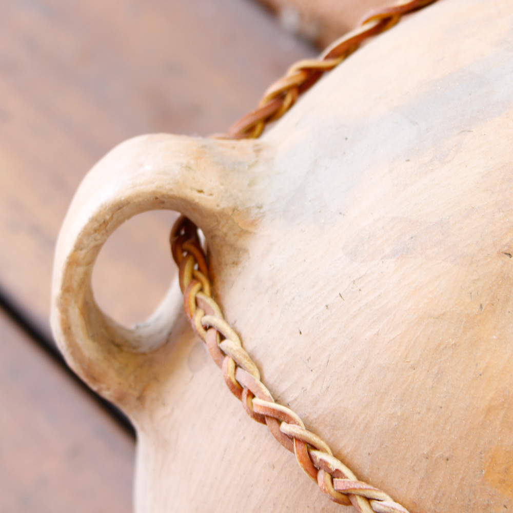 Vintage Handbuilt Stoneware Pot
