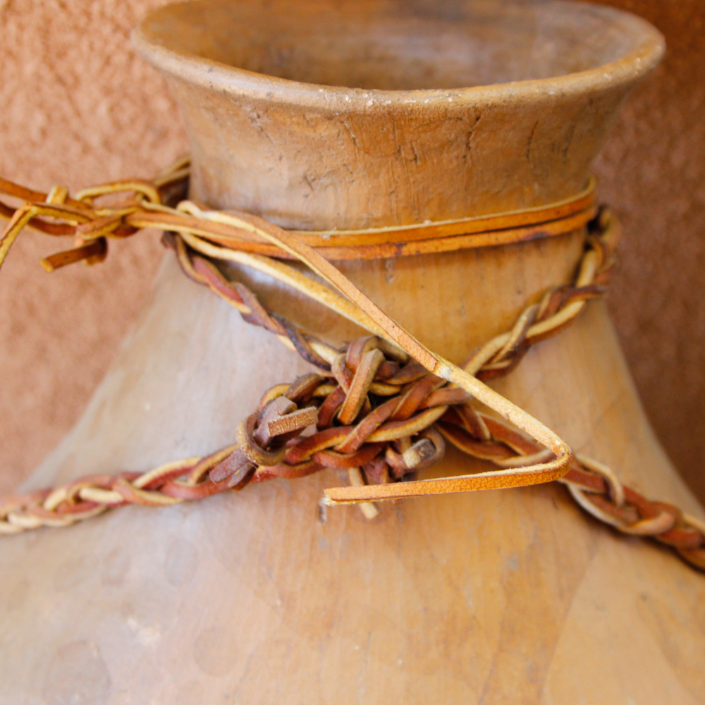 Vintage Handbuilt Stoneware Pot